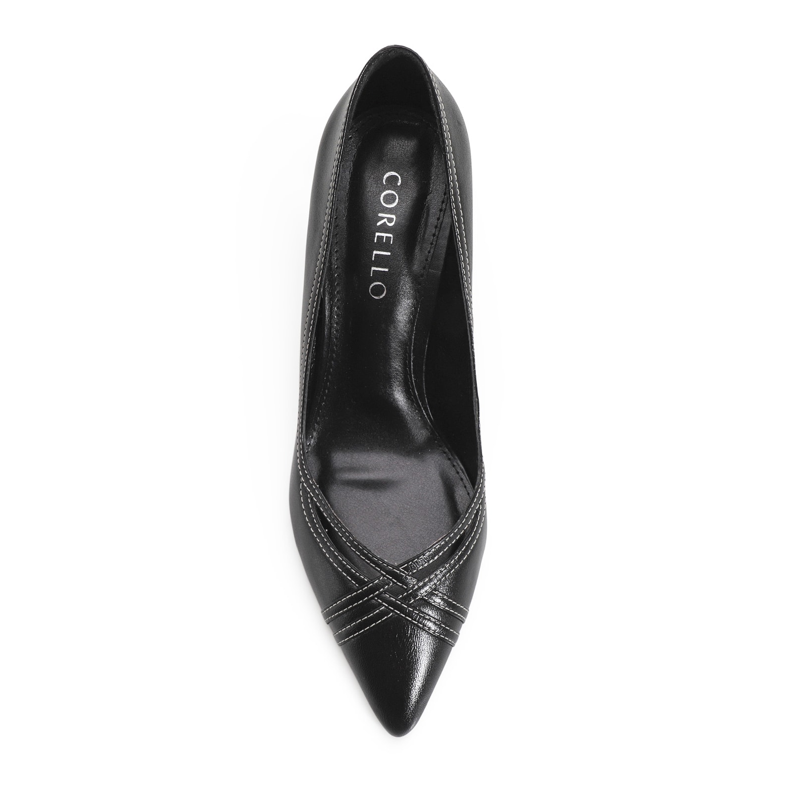 Scarpin Couro Preto