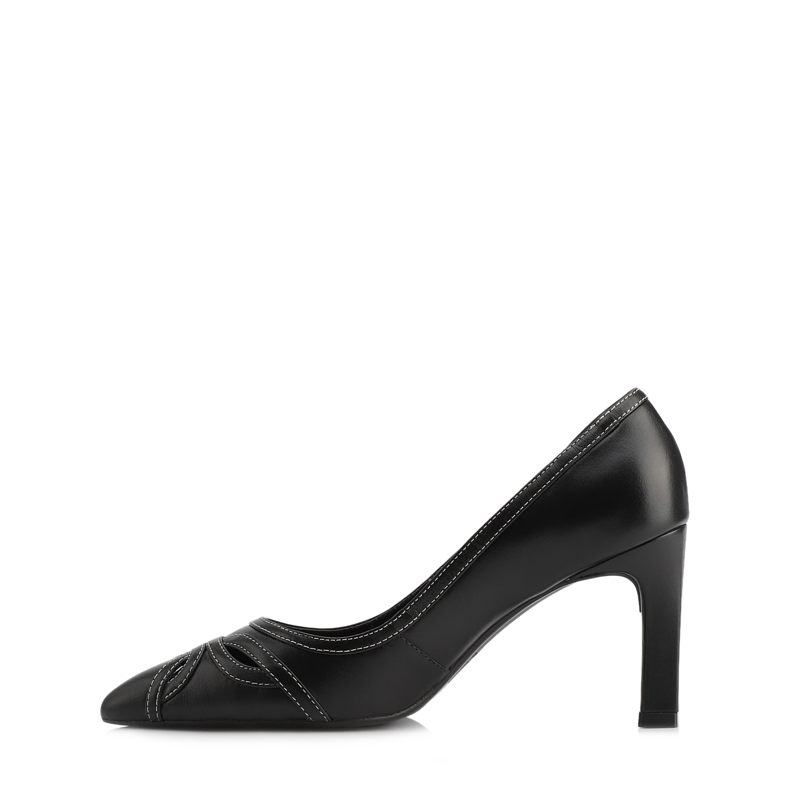 Scarpin Couro Preto