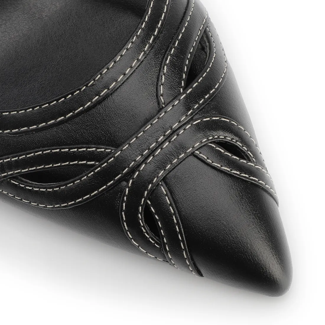 Scarpin Couro Preto - foto 6
