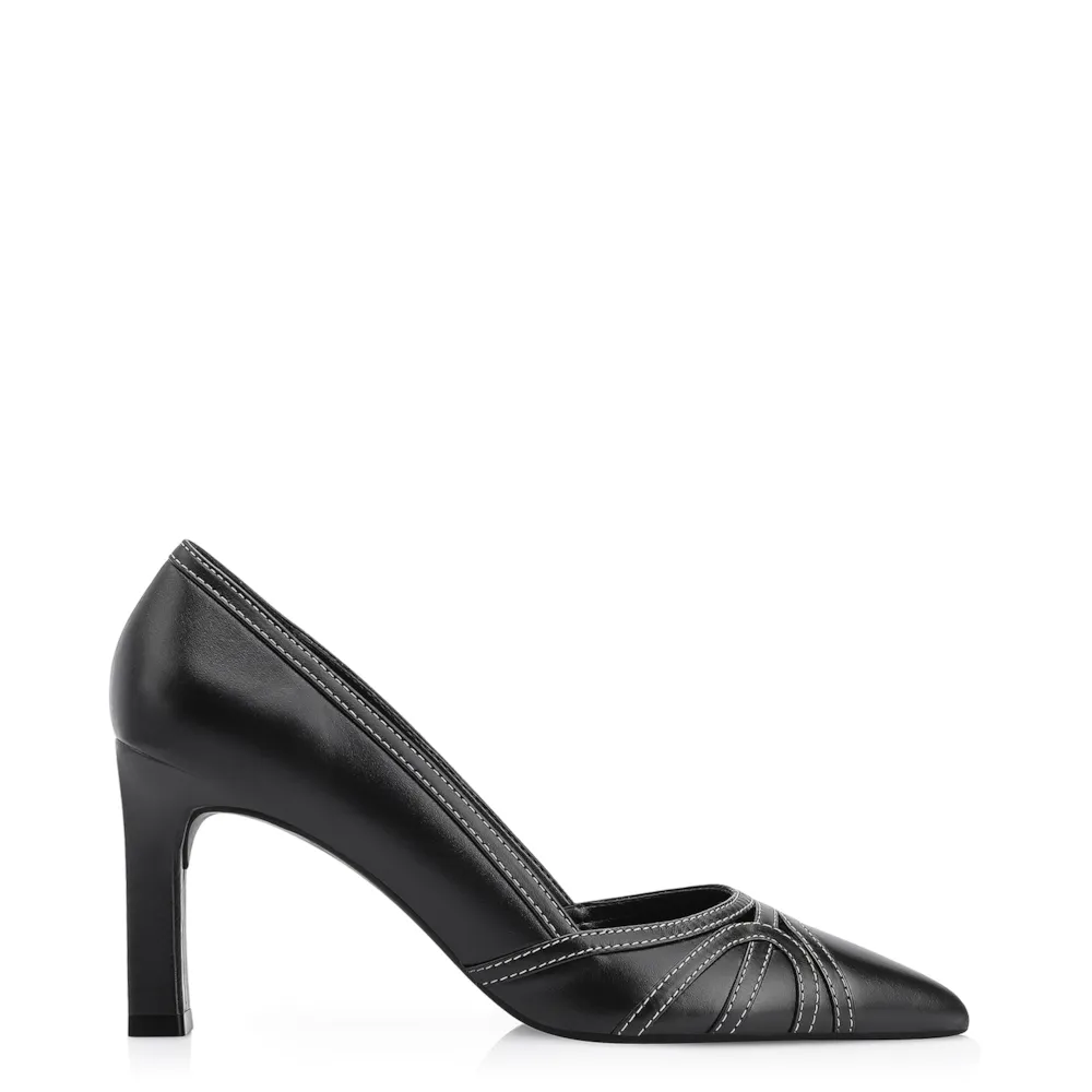 Scarpin Couro Preto - imagem 3