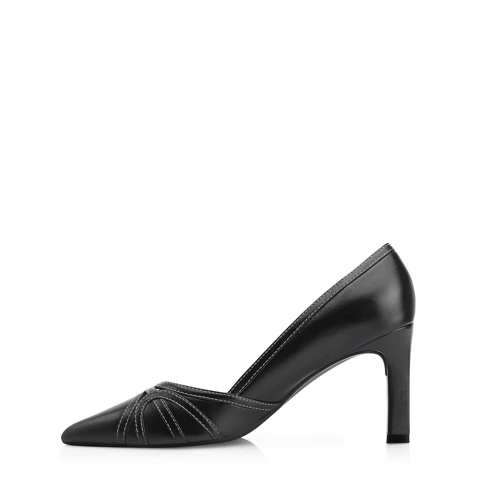Scarpin Couro Preto