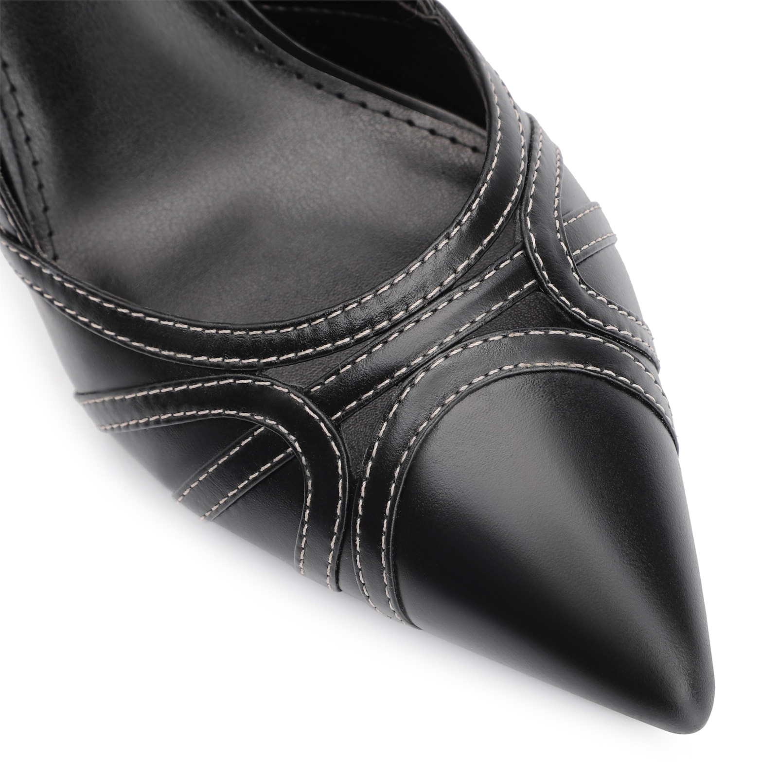Scarpin Couro Preto