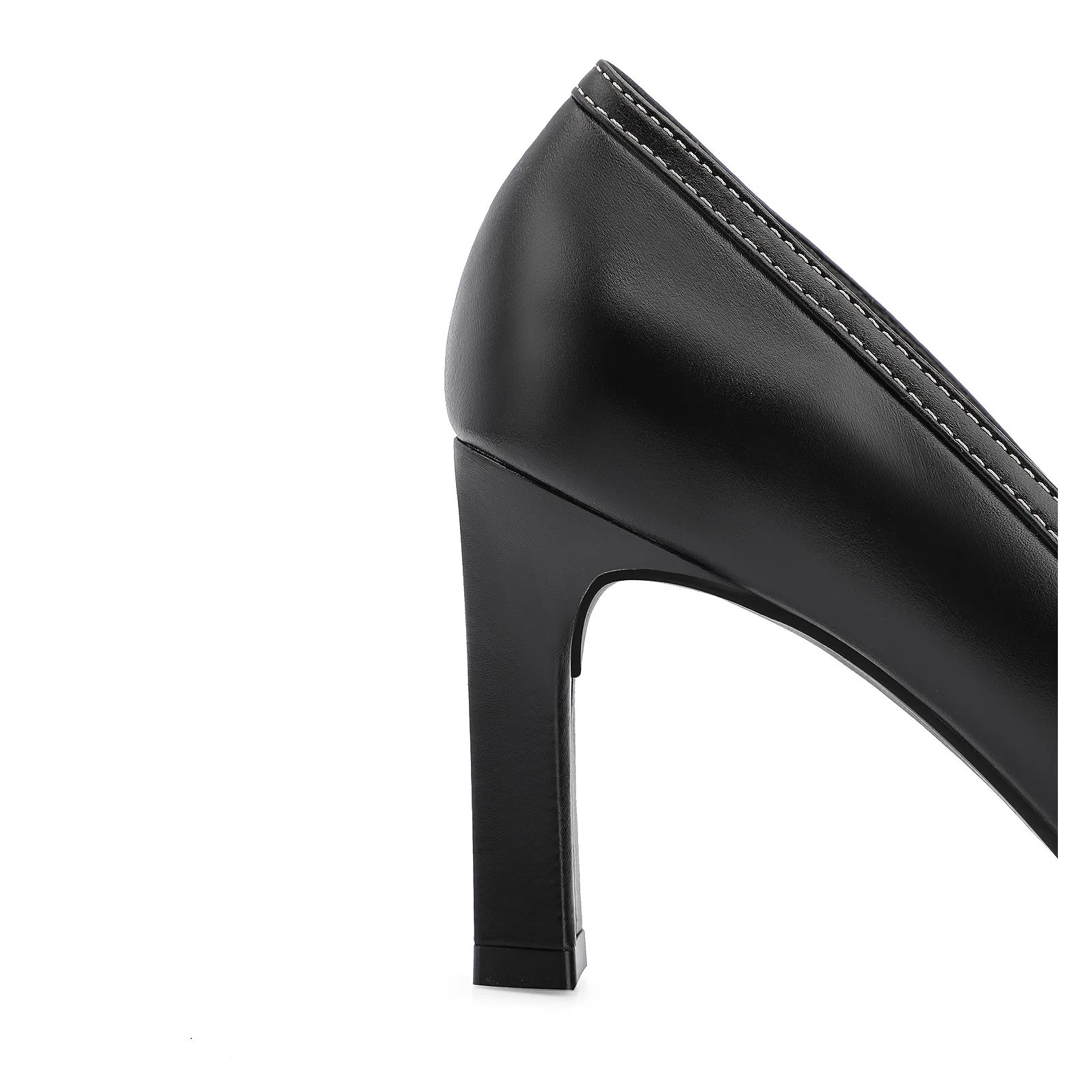 Scarpin Couro Preto