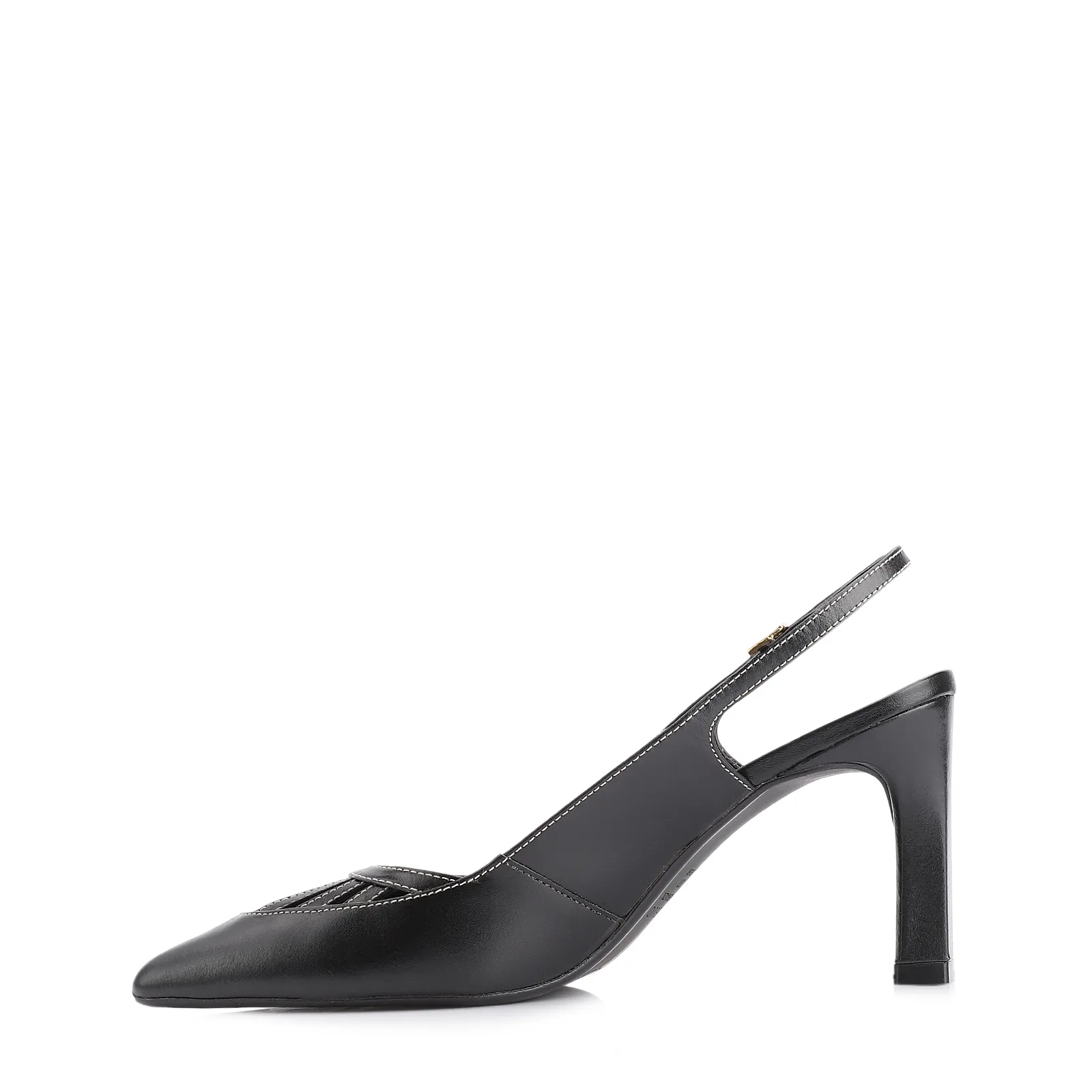 Scarpin Couro Preto