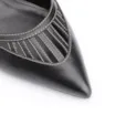 Scarpin Couro Preto - imagem 7