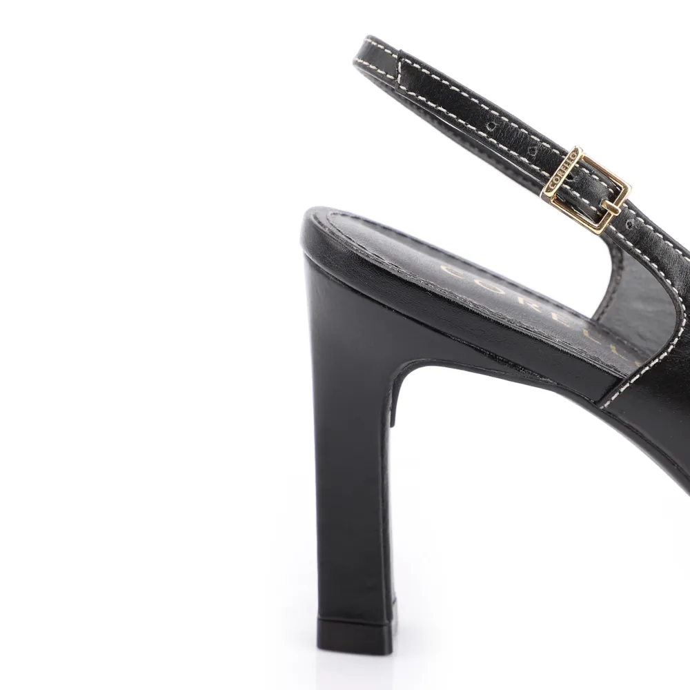 Scarpin Couro Preto - imagem 8