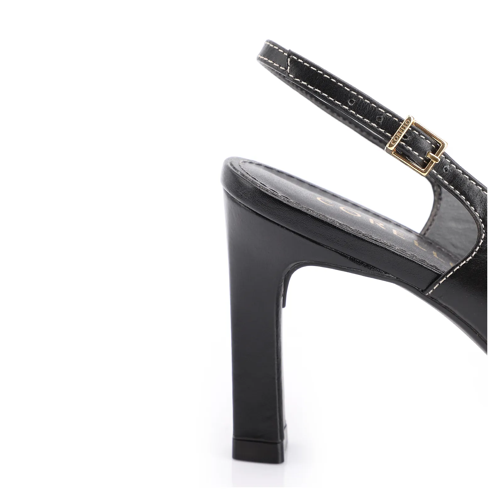 Scarpin Couro Preto