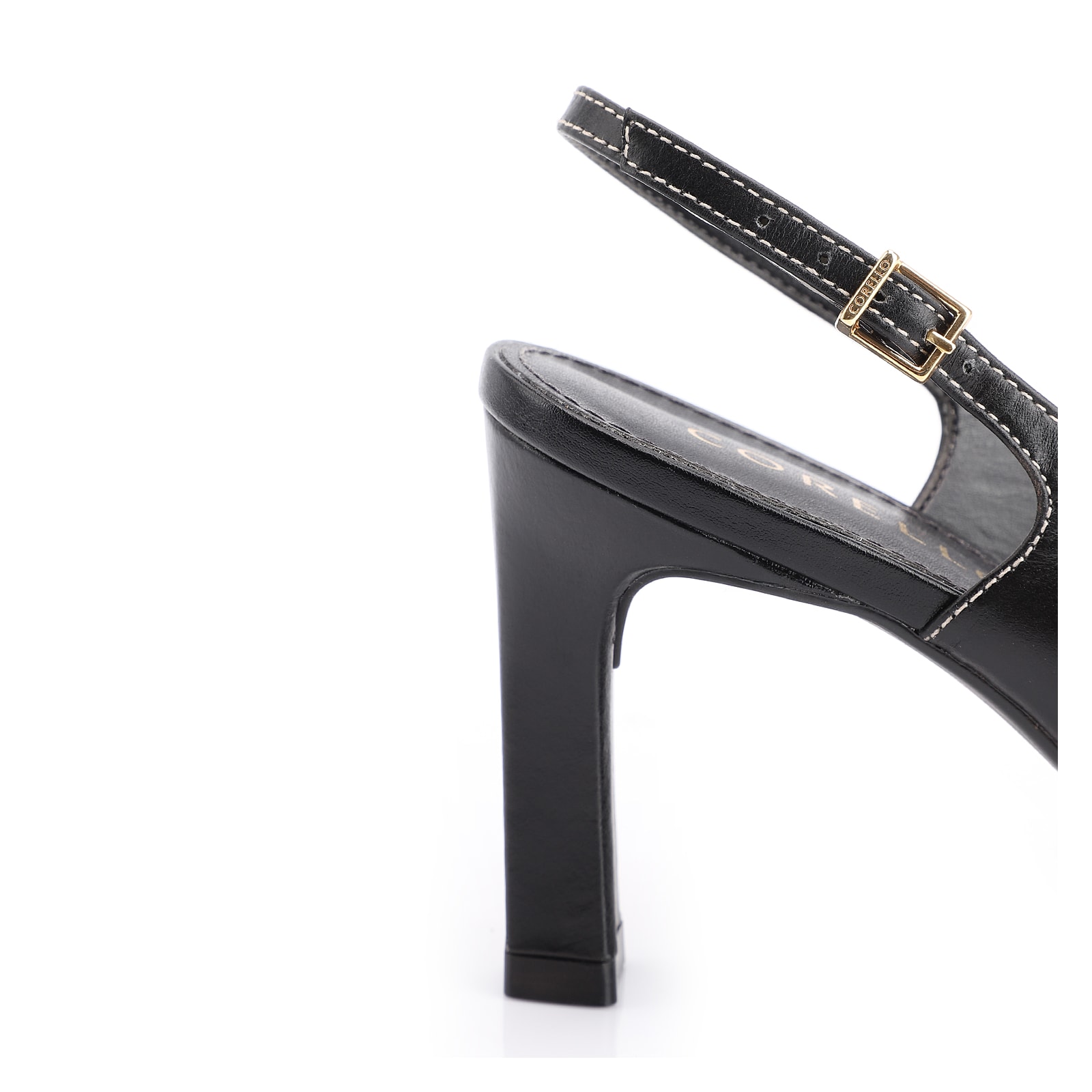 Scarpin Couro Preto