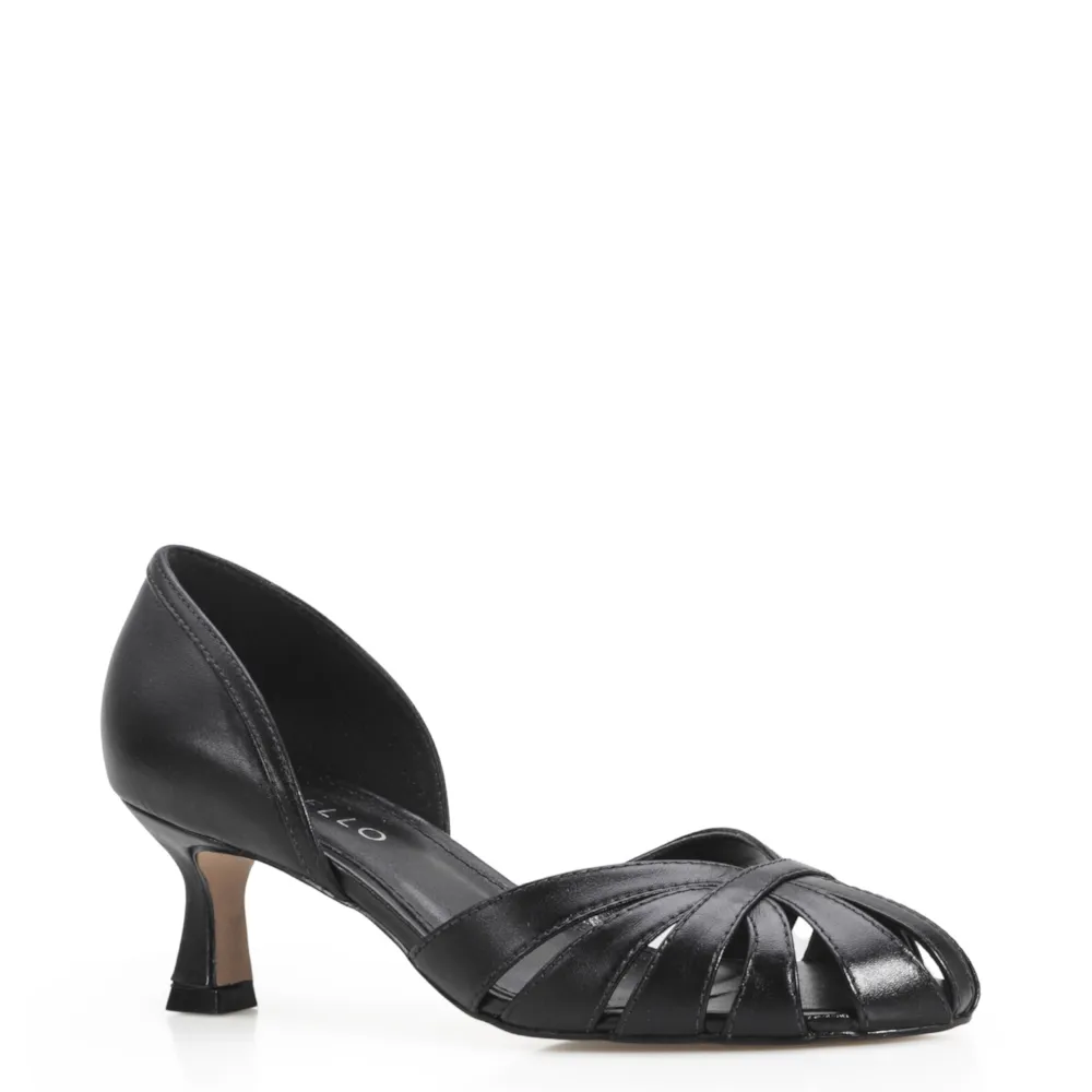 Scarpin Couro Preto