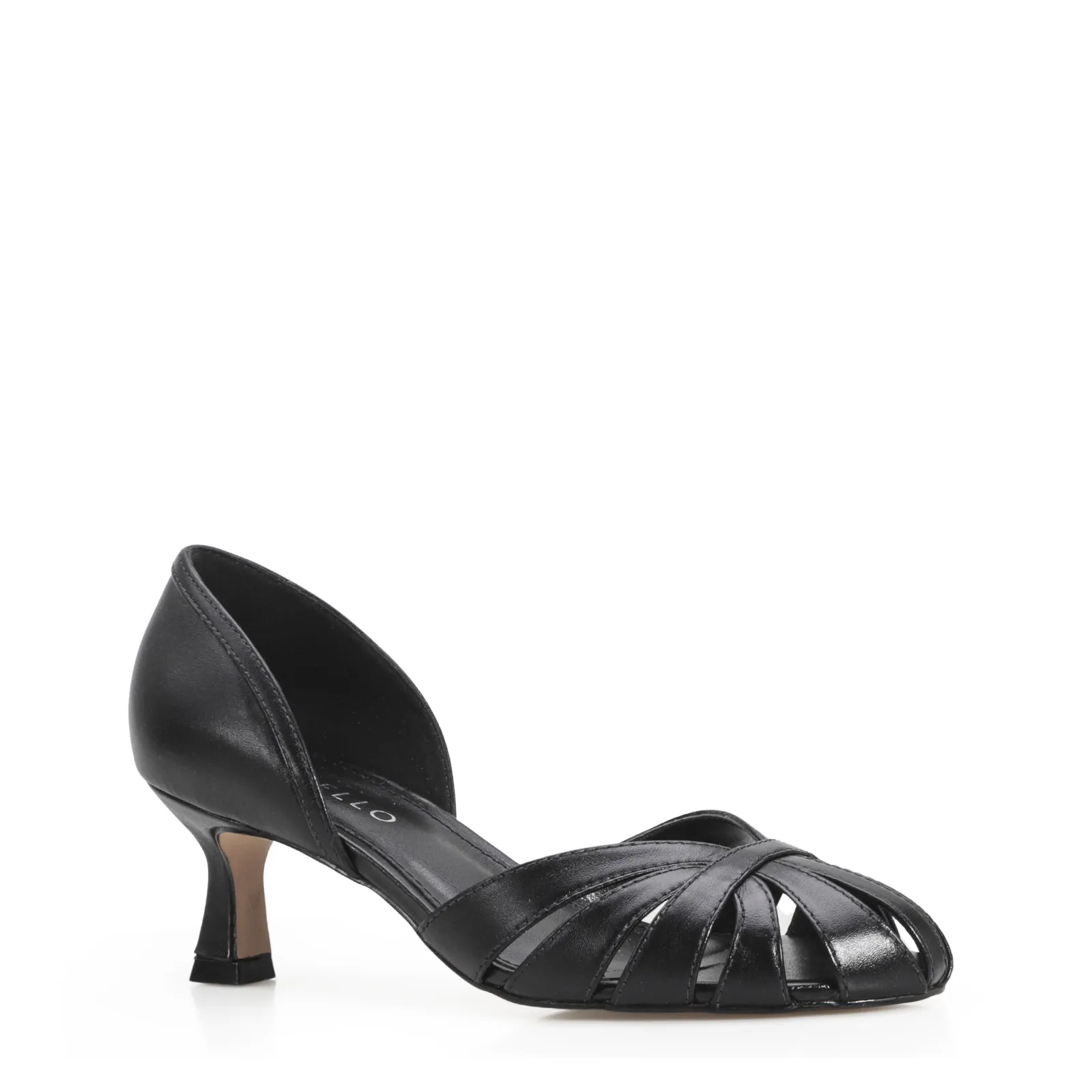 Scarpin Couro Preto