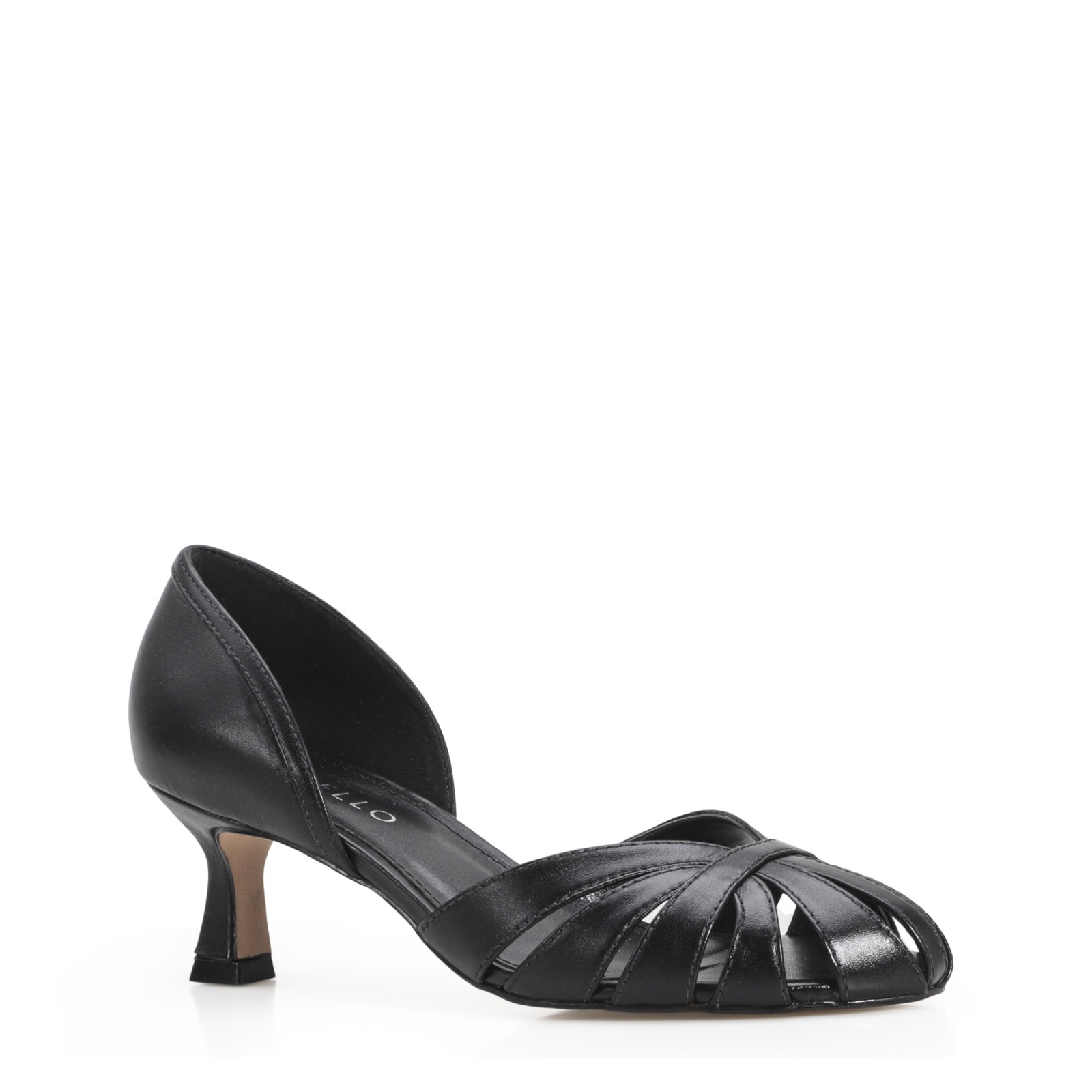 Scarpin Couro Preto