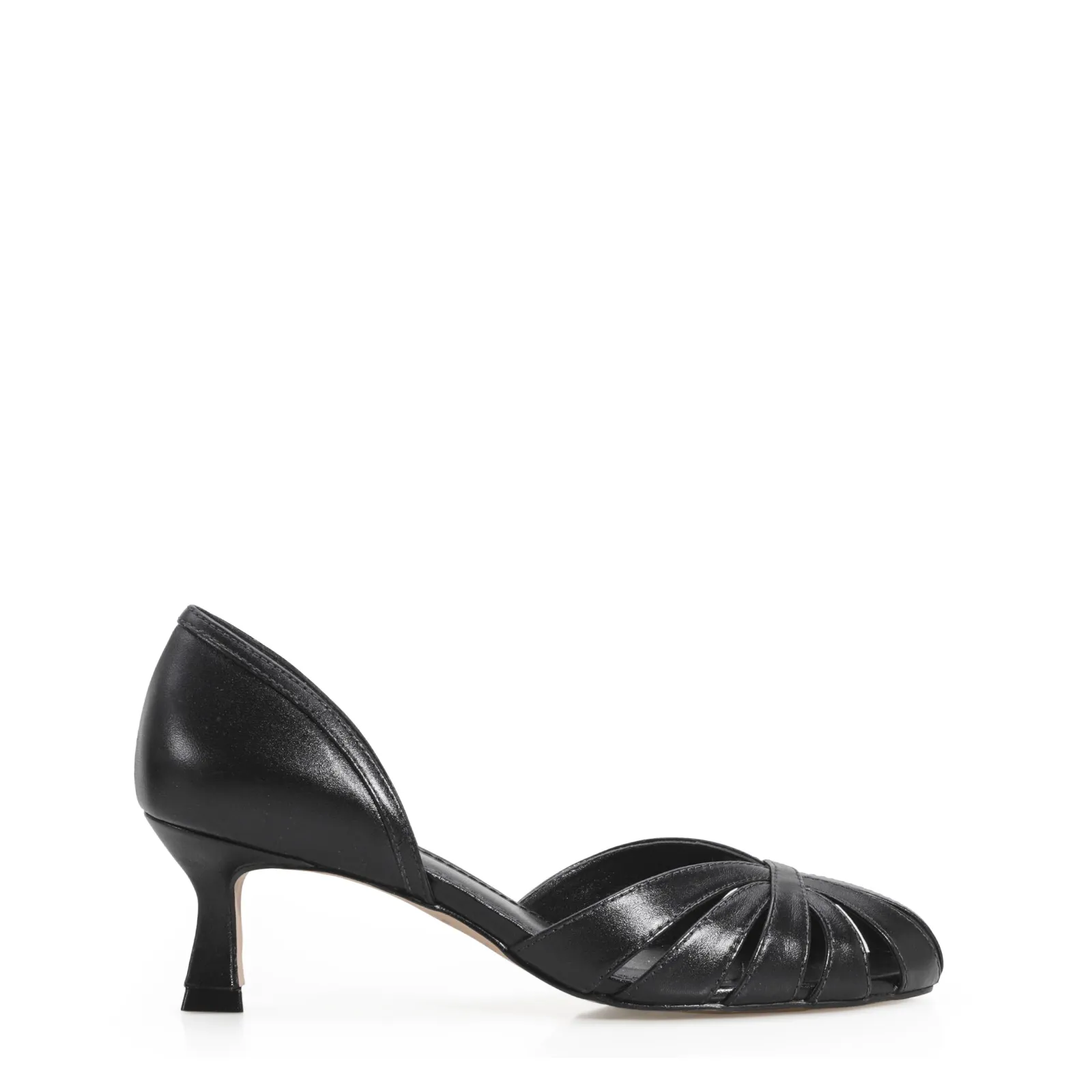 Scarpin Couro Preto