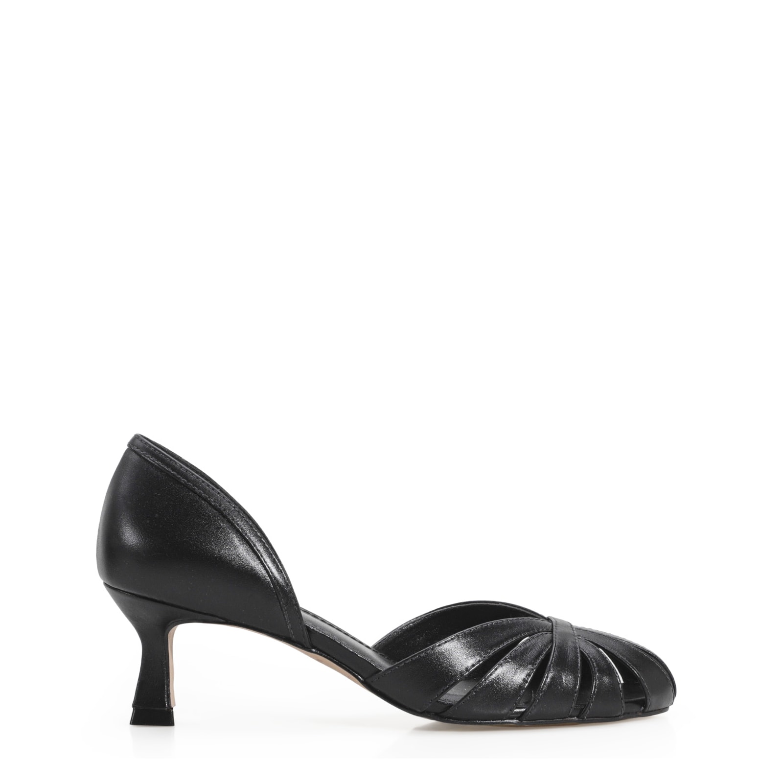 Scarpin Couro Preto