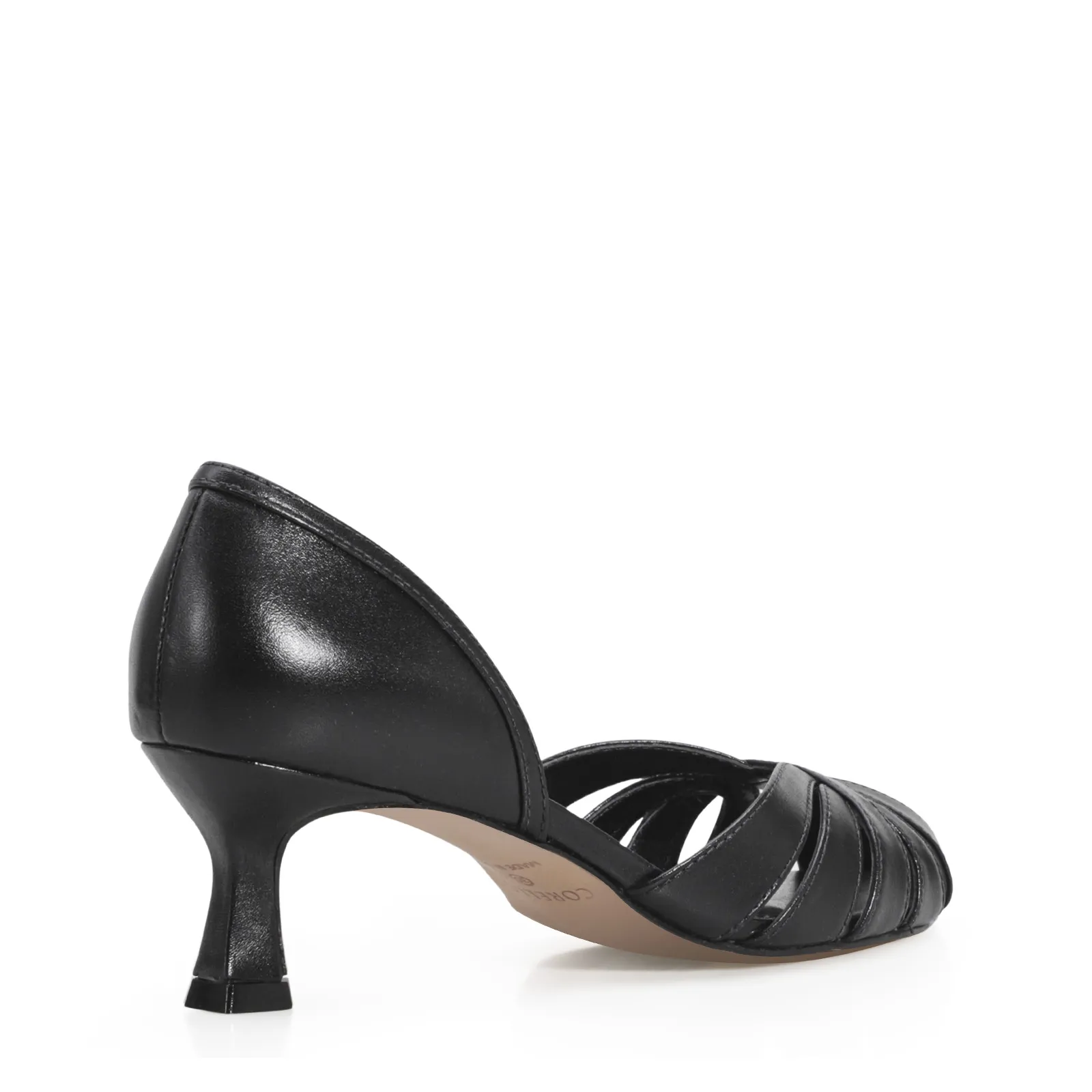 Scarpin Couro Preto
