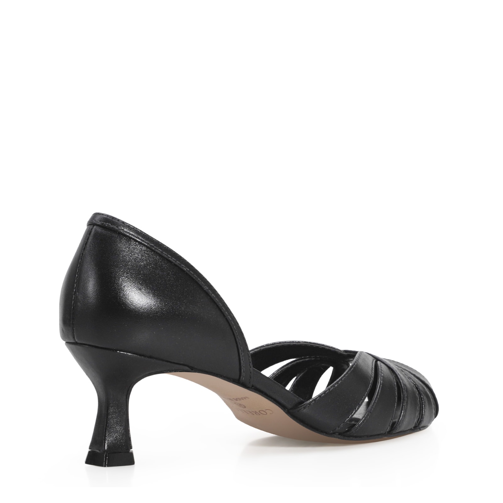Scarpin Couro Preto