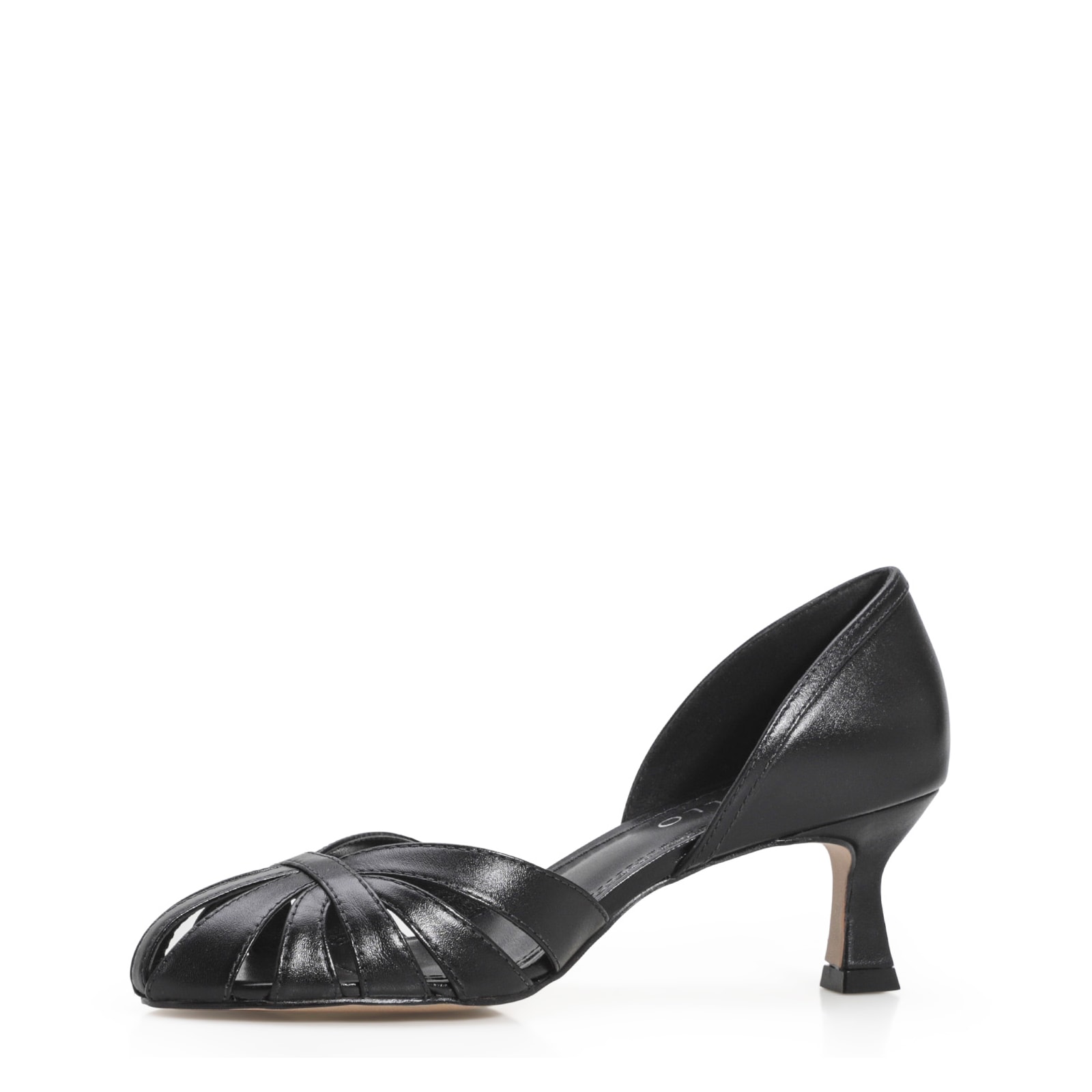 Scarpin Couro Preto