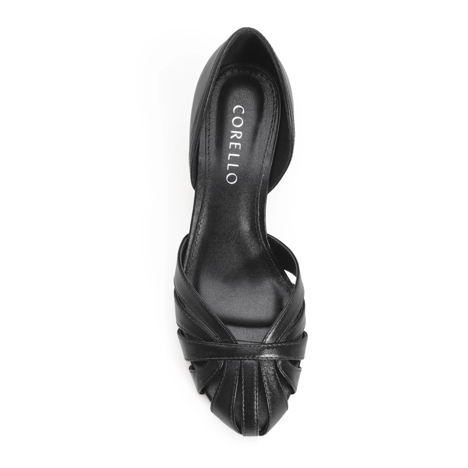 Scarpin Couro Preto