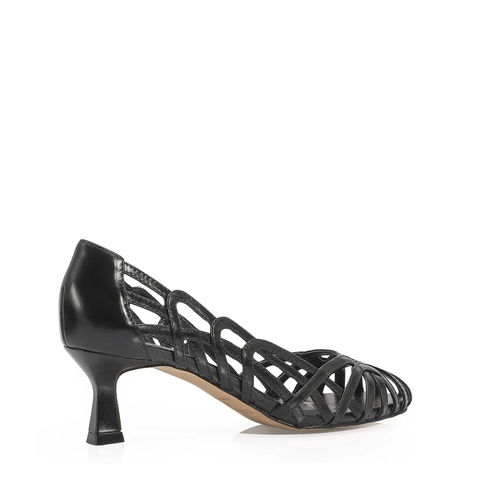 Scarpin Couro Preto