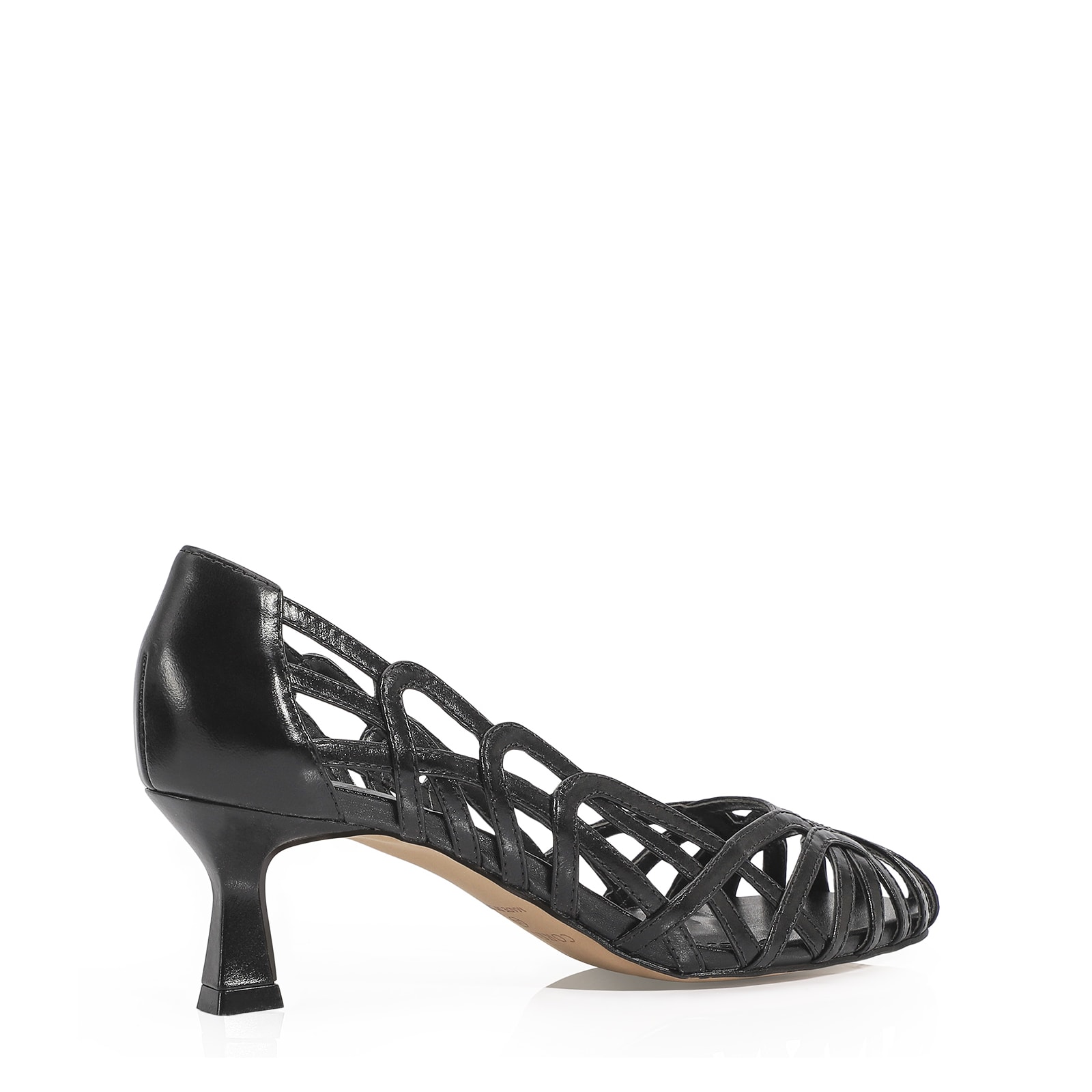 Scarpin Couro Preto