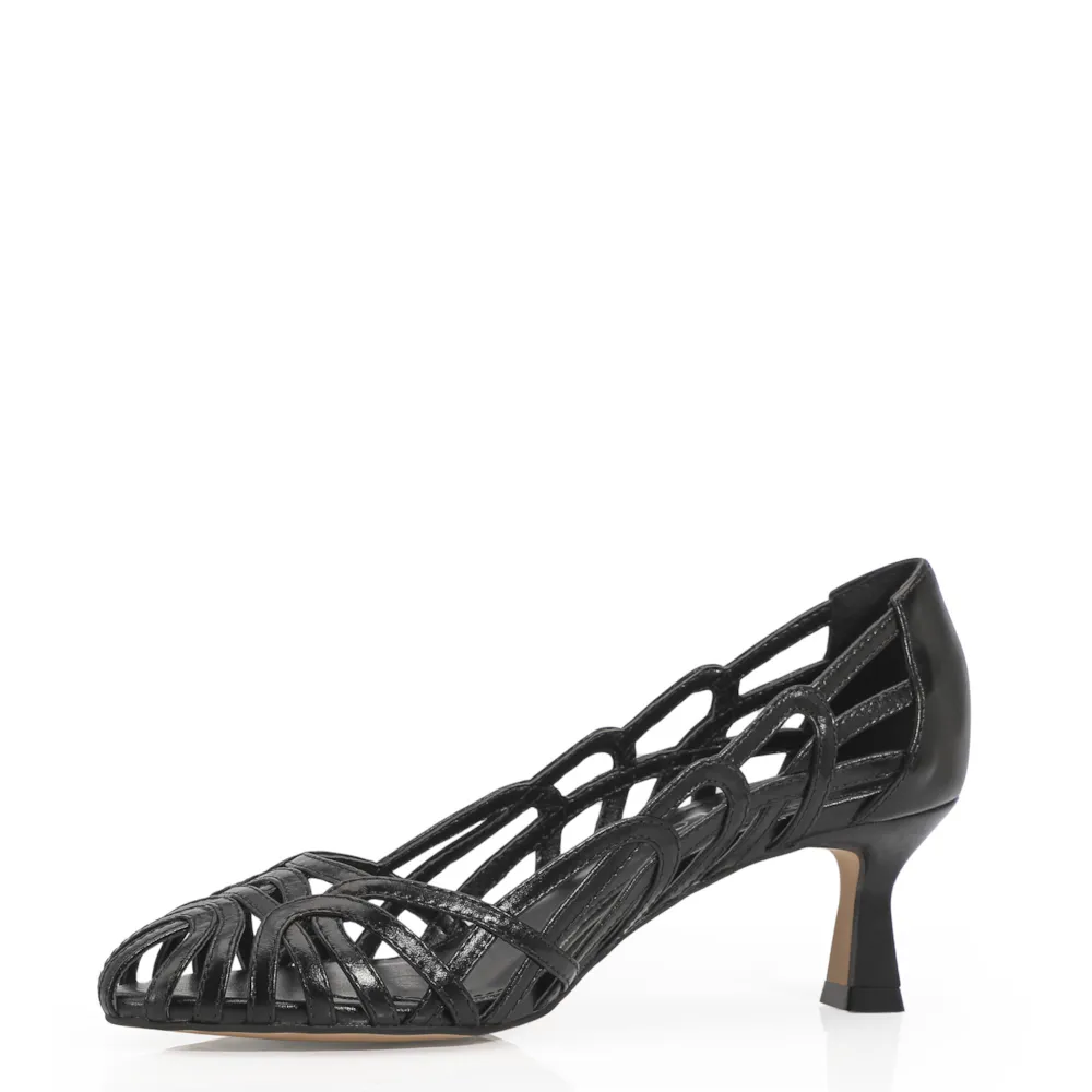 Scarpin Couro Preto - imagem 4