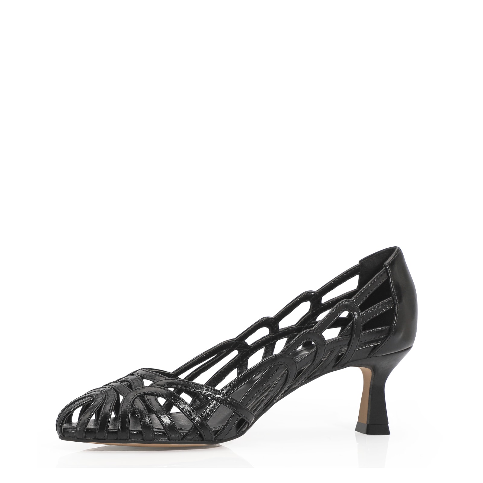 Scarpin Couro Preto