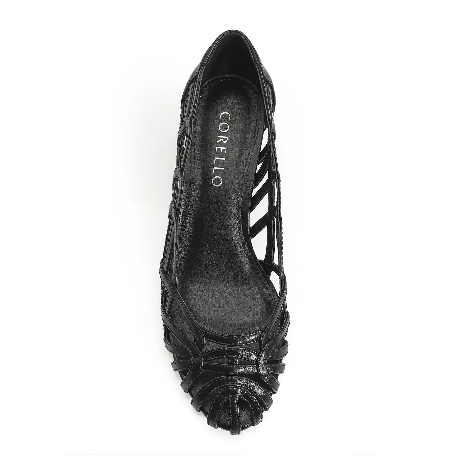 Scarpin Couro Preto