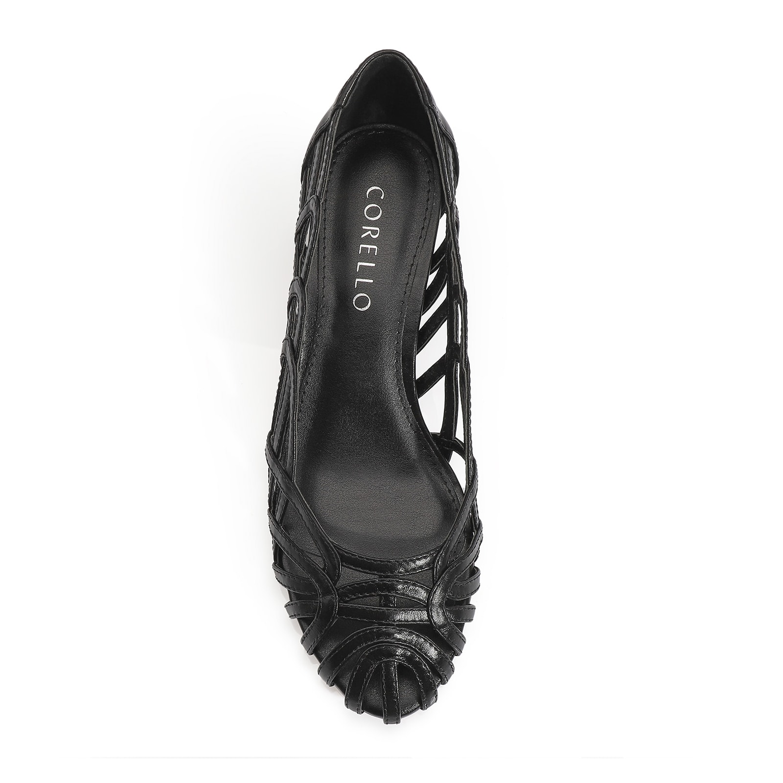 Scarpin Couro Preto