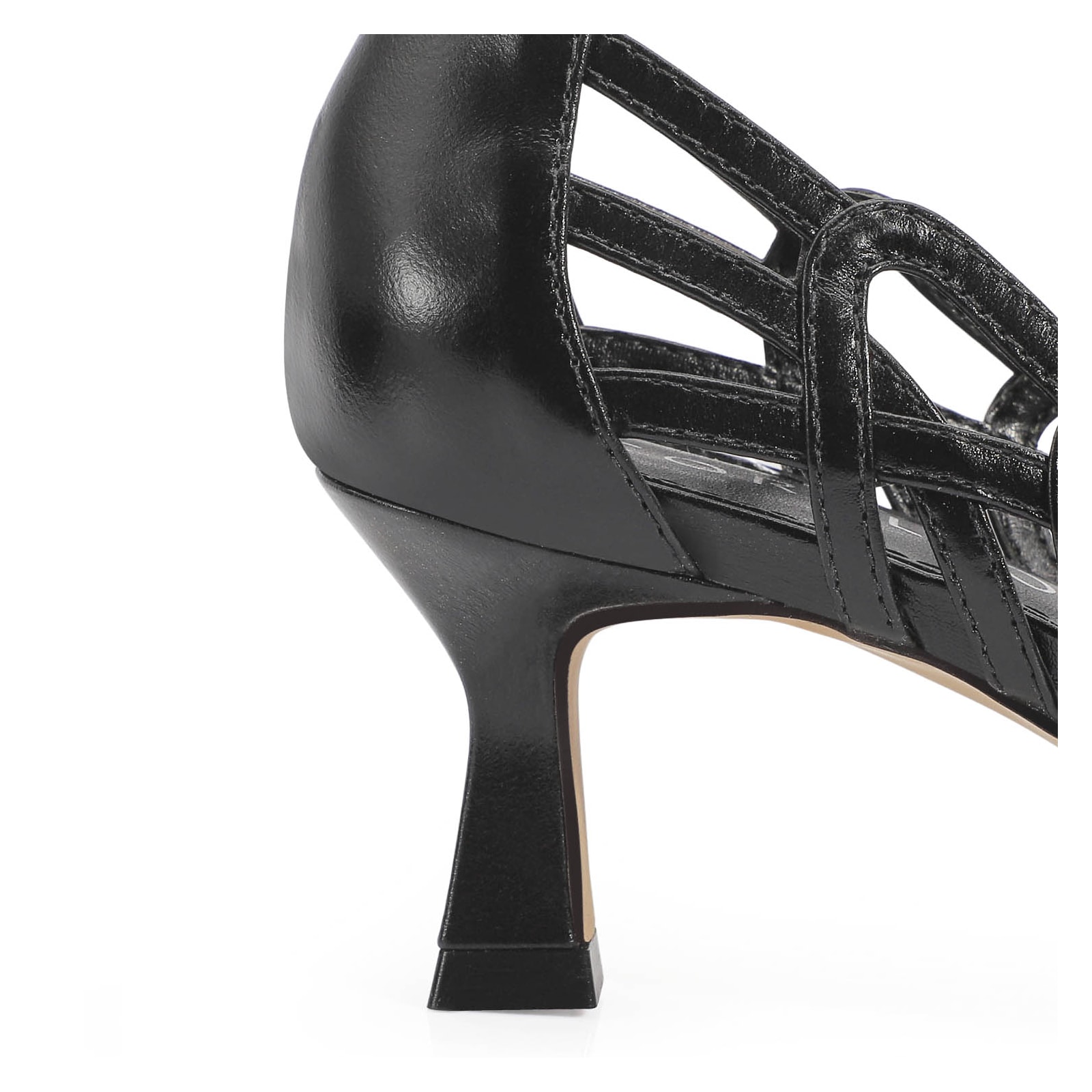 Scarpin Couro Preto