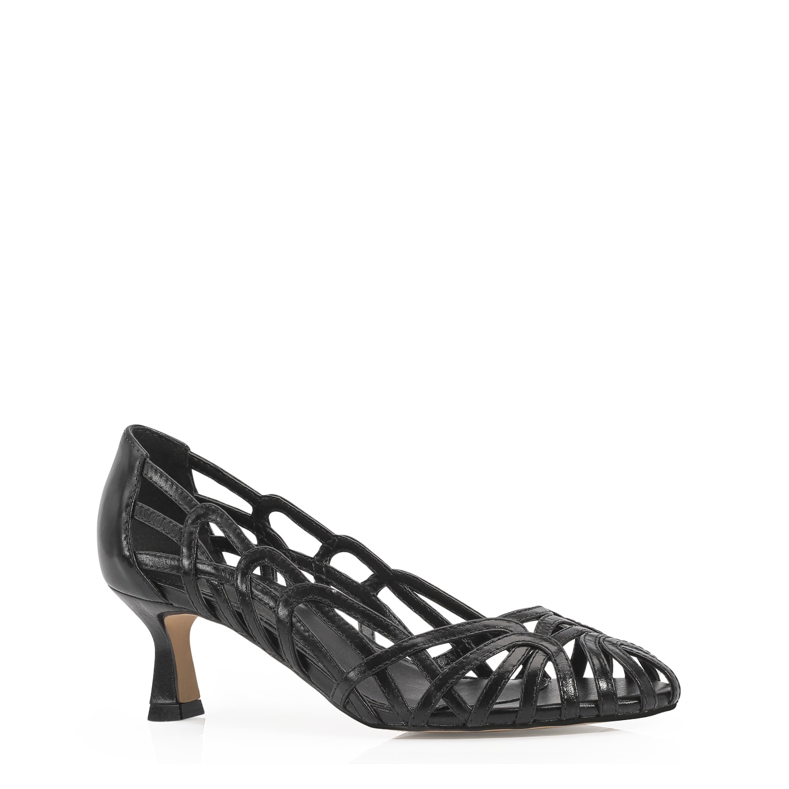 Scarpin Couro Preto