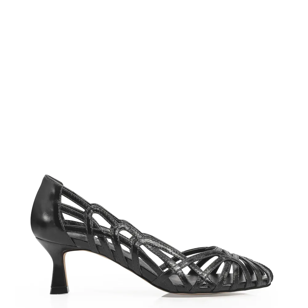 Scarpin Couro Preto - imagem 2