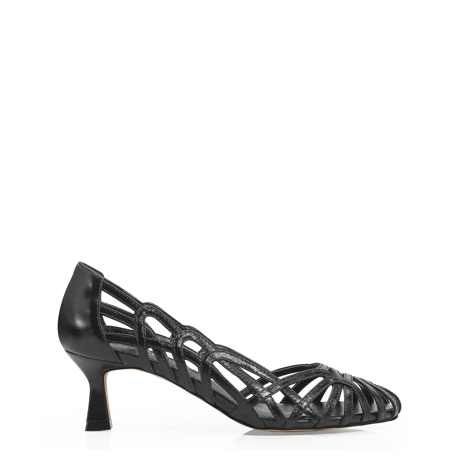Scarpin Couro Preto