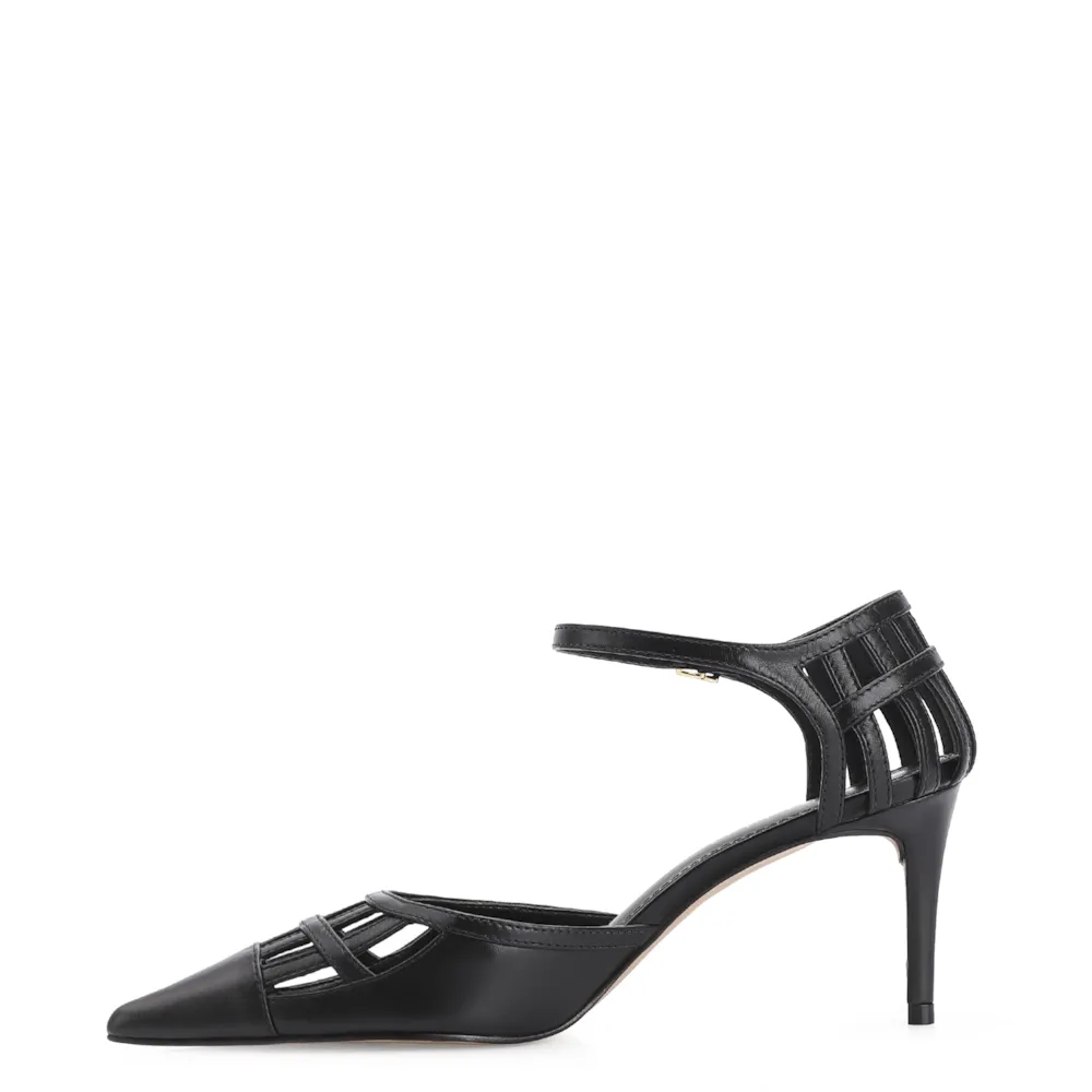 Scarpin Couro Preto - imagem 4