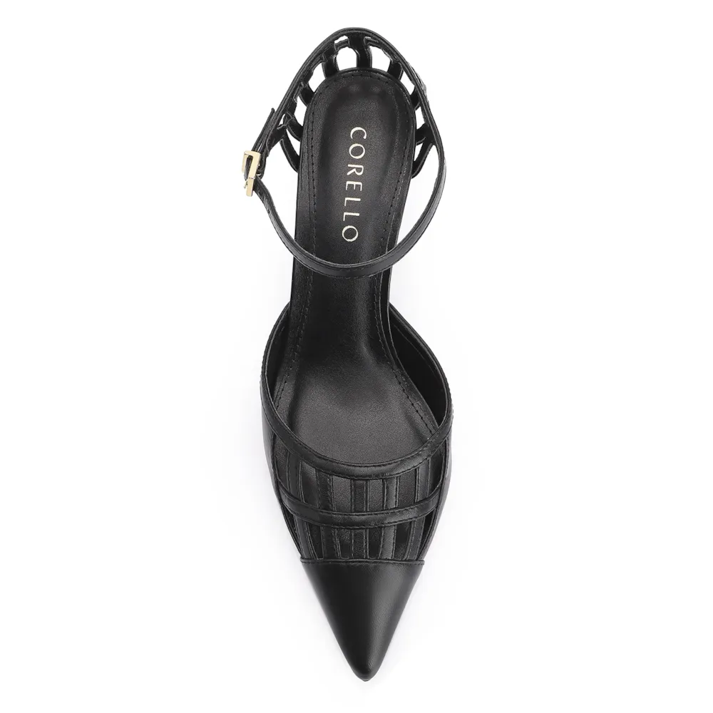 Scarpin Couro Preto - imagem 5