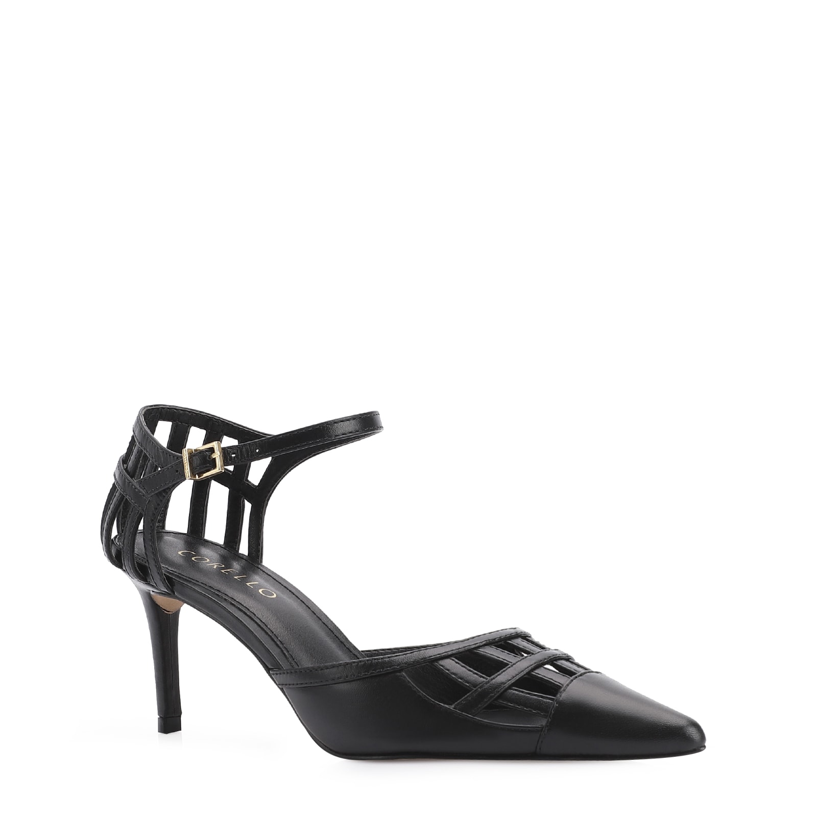 Scarpin Couro Preto