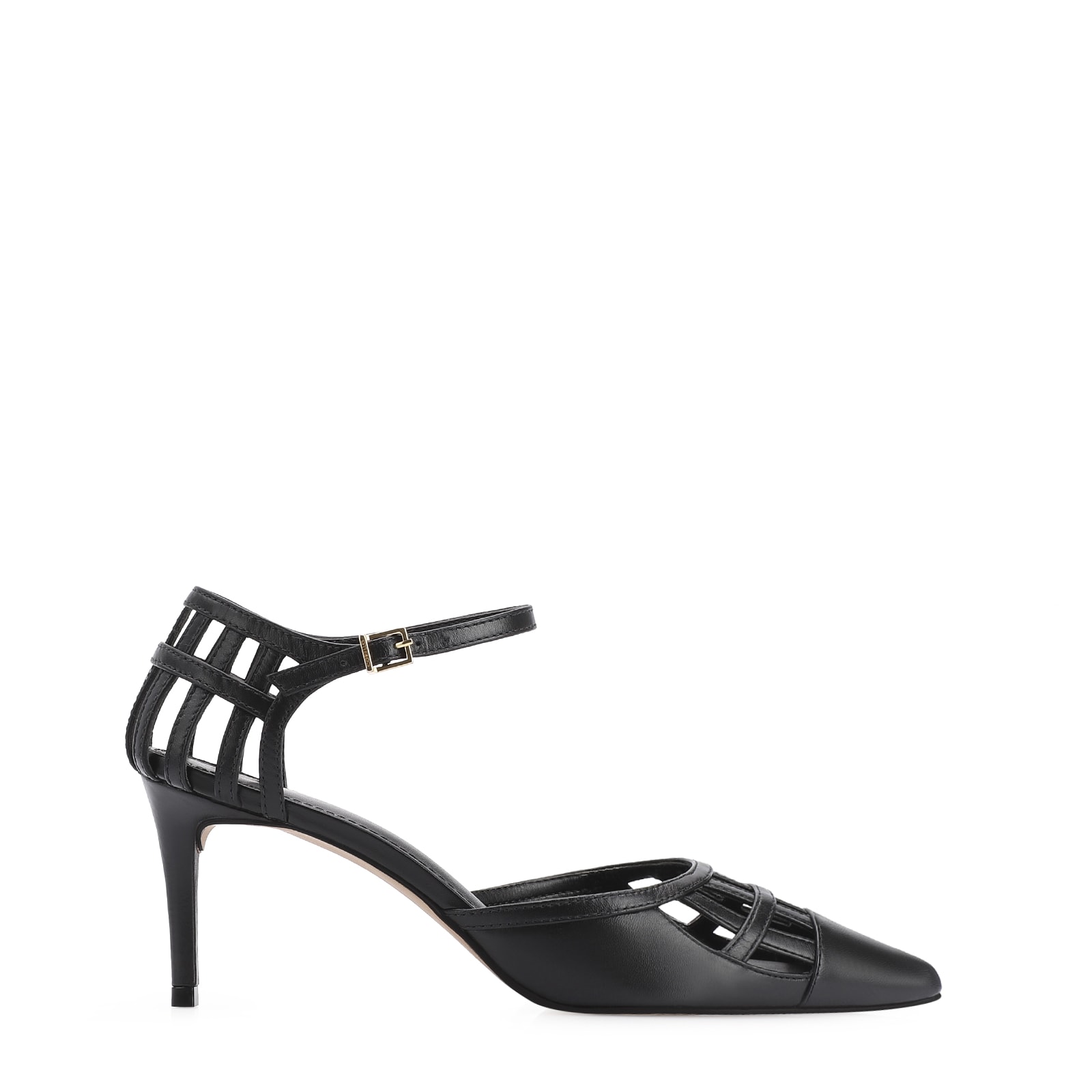 Scarpin Couro Preto