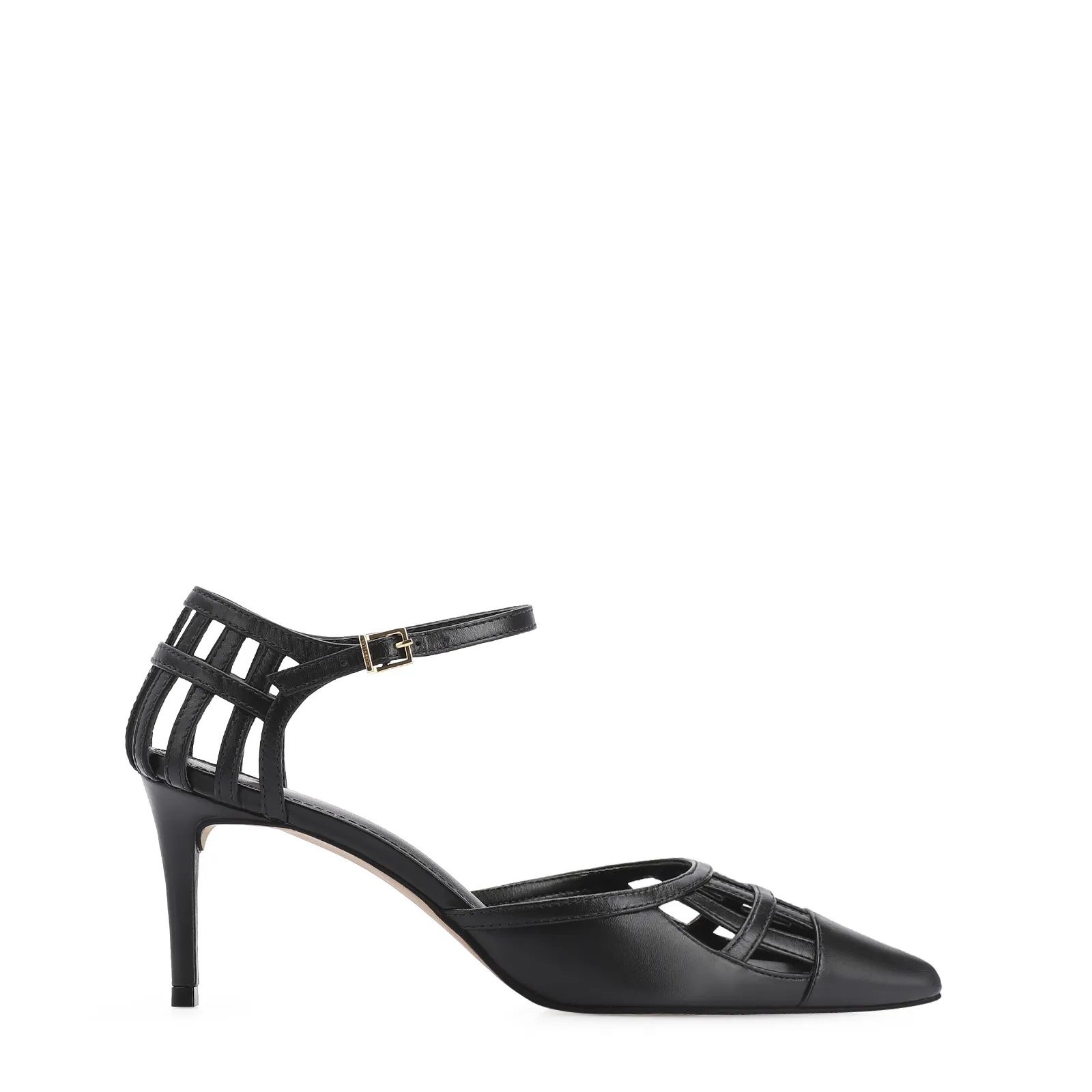 Scarpin Couro Preto