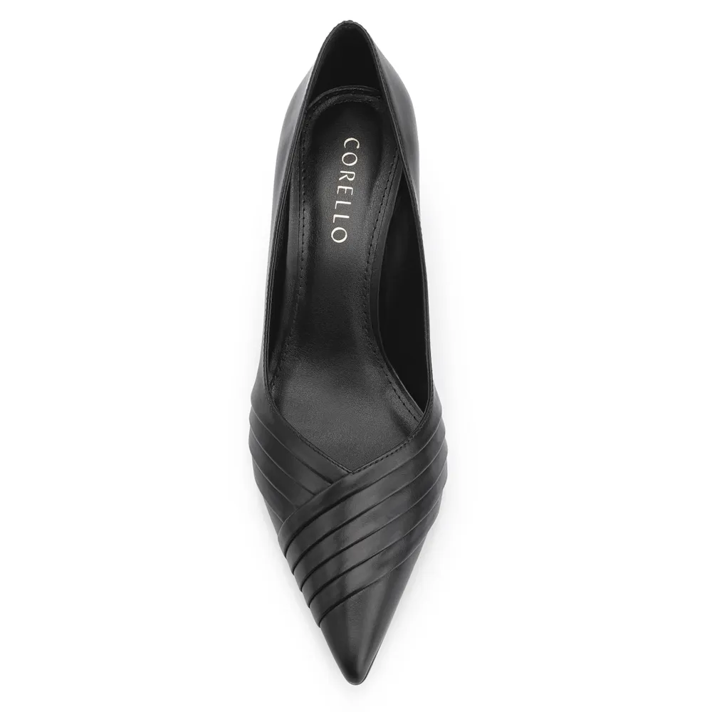 Scarpin Couro Preto - imagem 5
