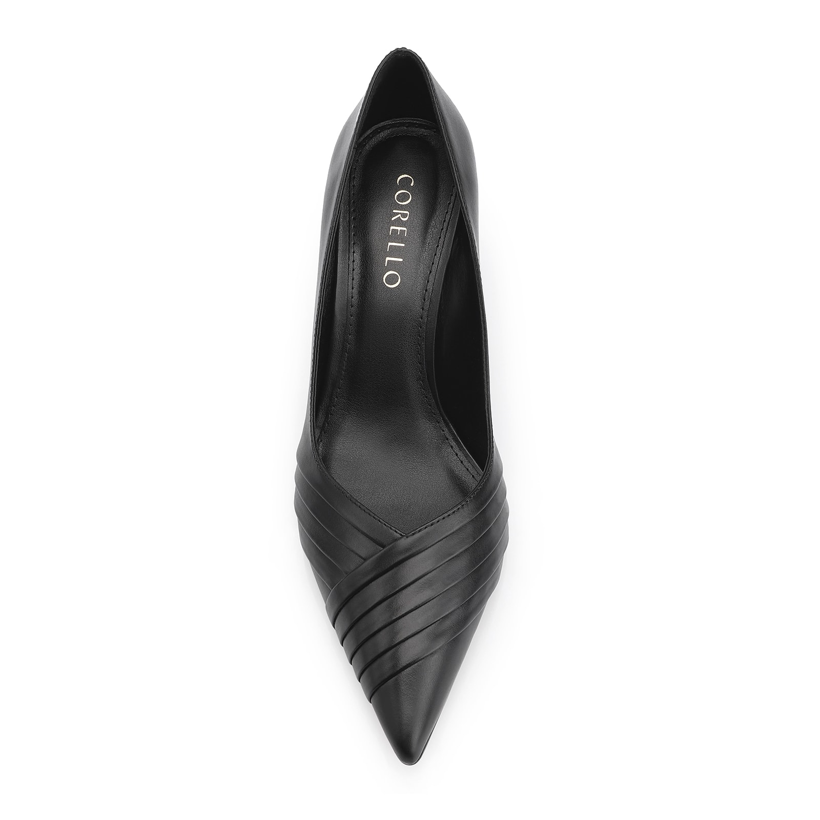 Scarpin Couro Preto