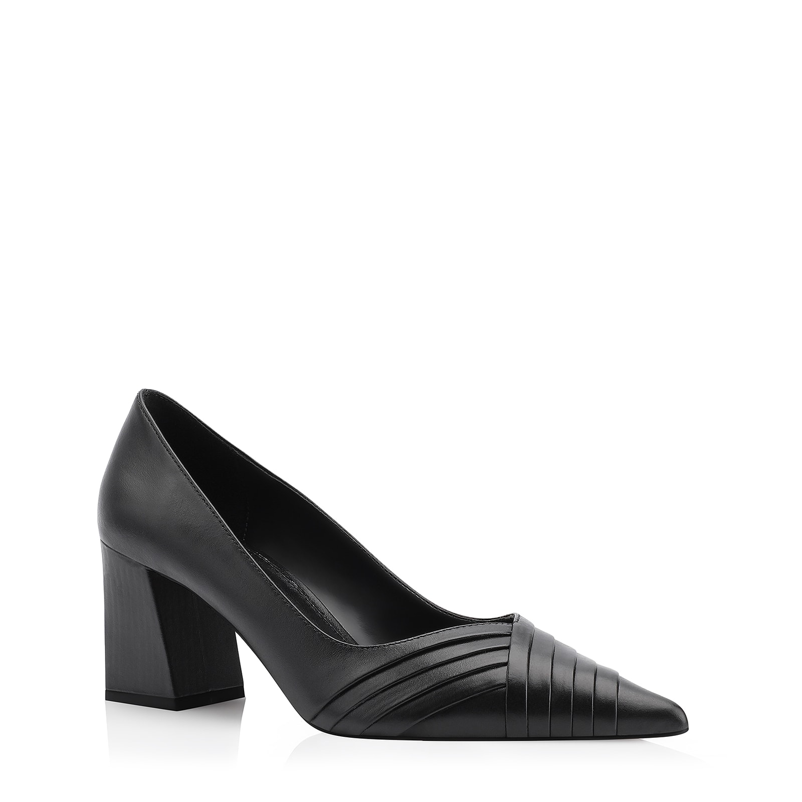 Scarpin Couro Preto