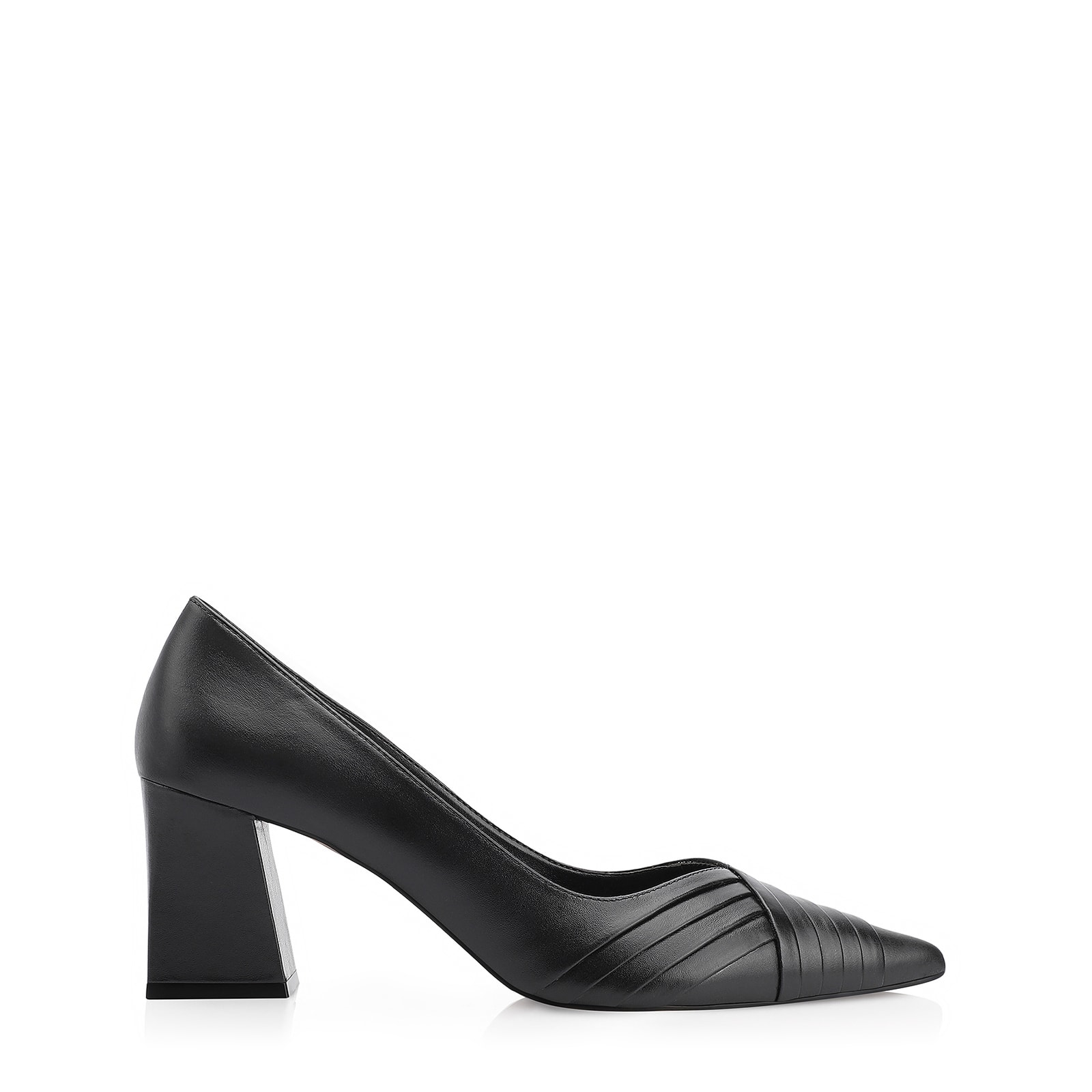 Scarpin Couro Preto