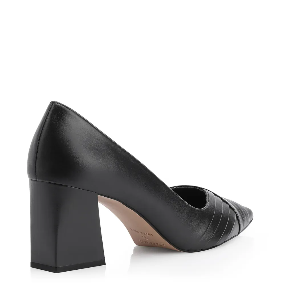 Scarpin Couro Preto - imagem 3