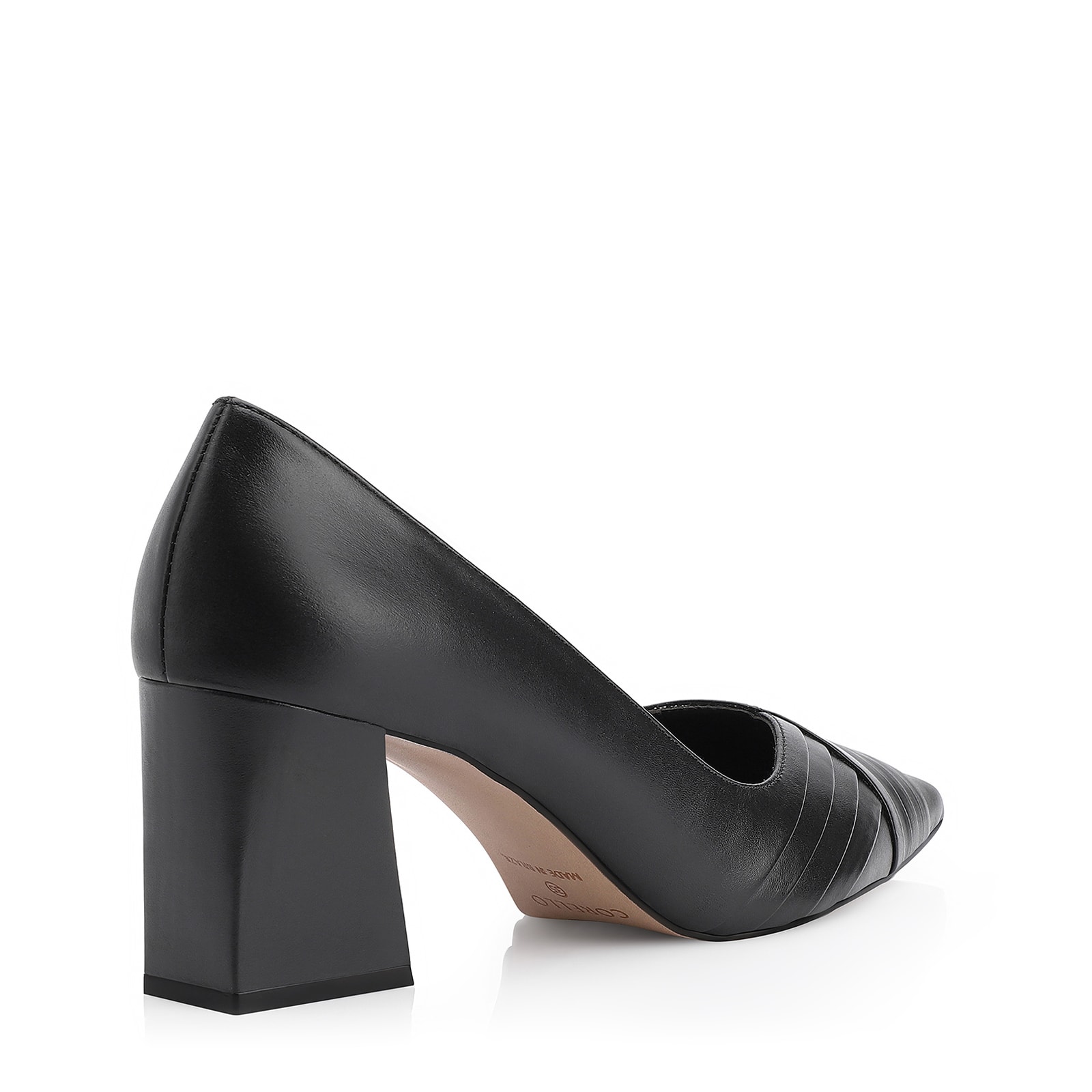Scarpin Couro Preto
