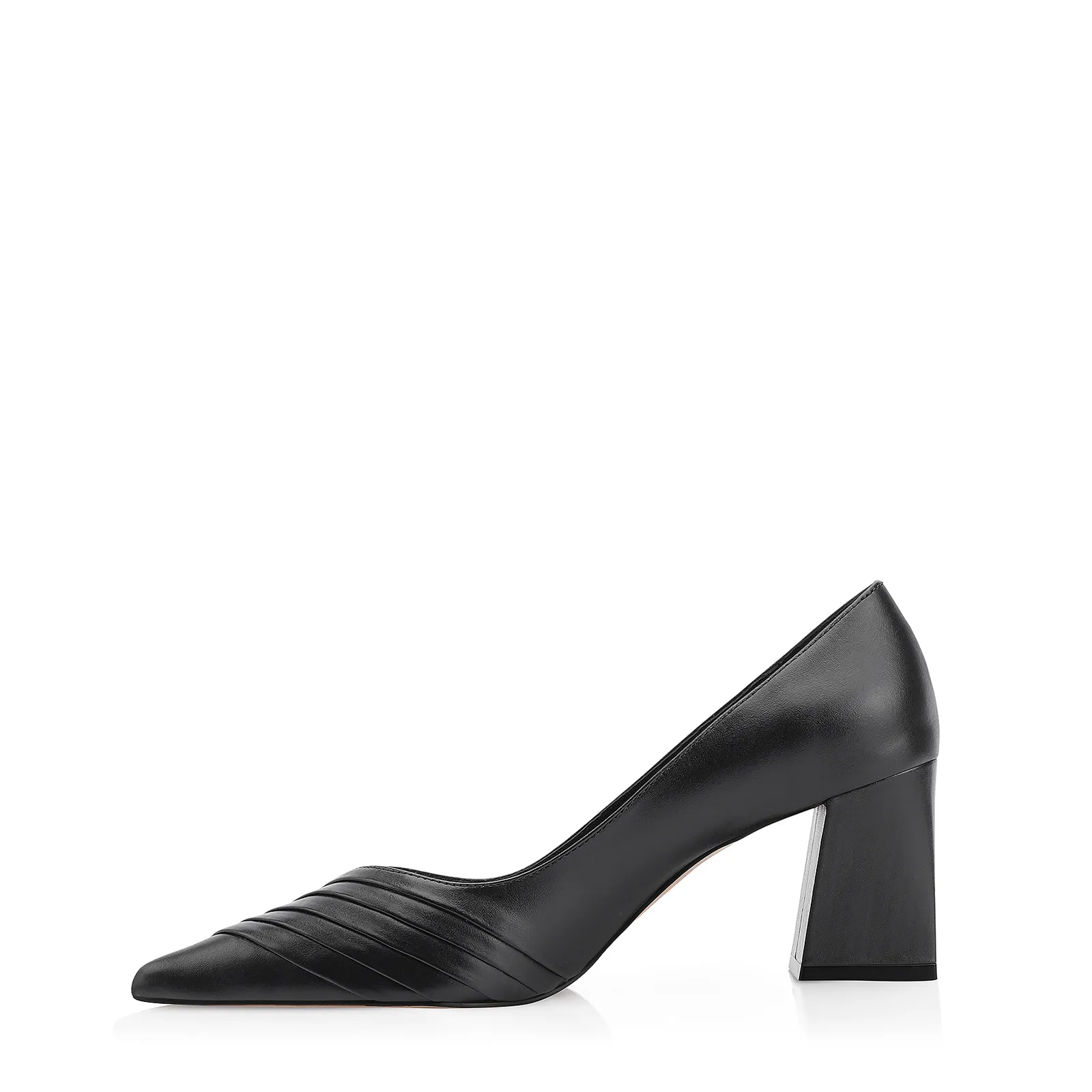 Scarpin Couro Preto