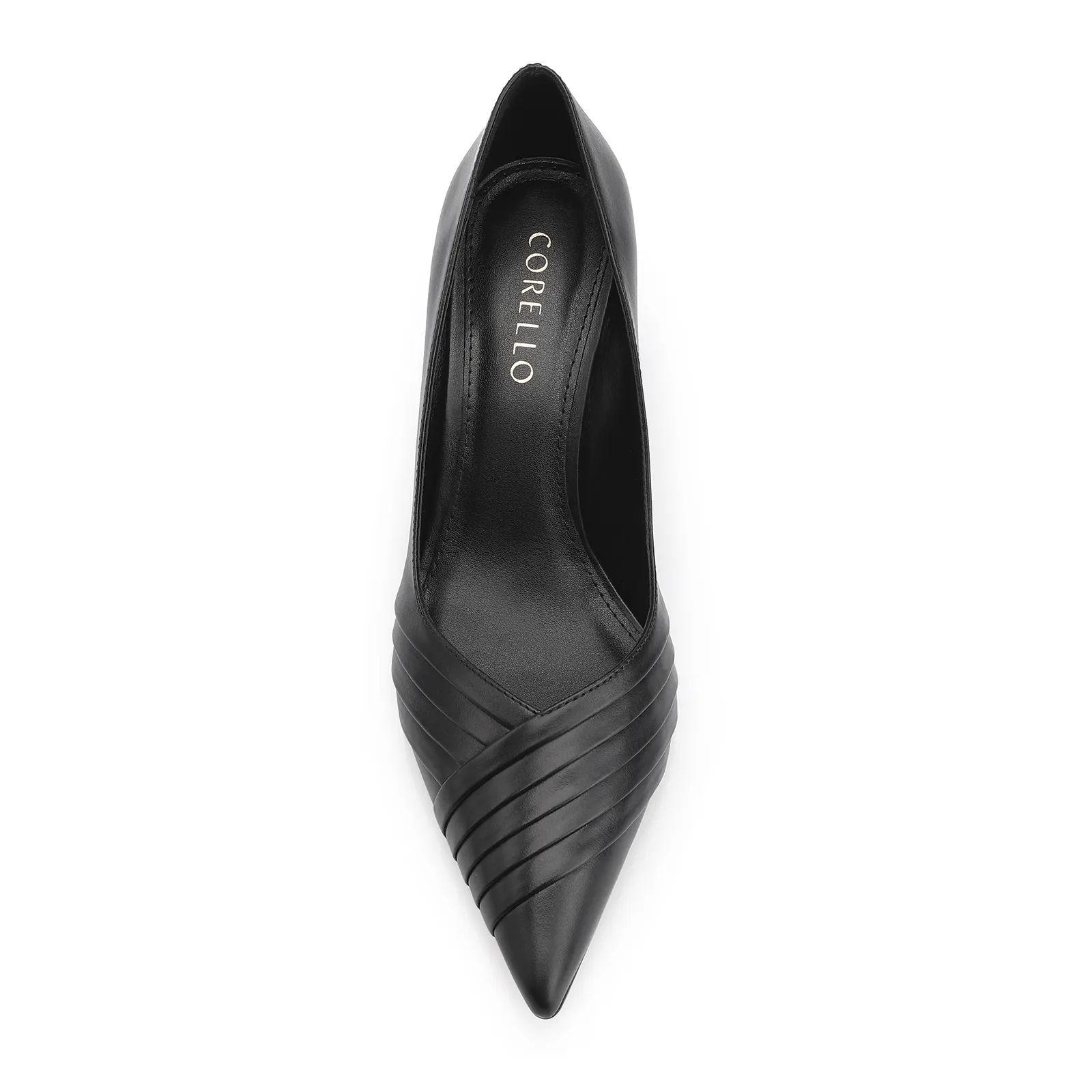Scarpin Couro Preto