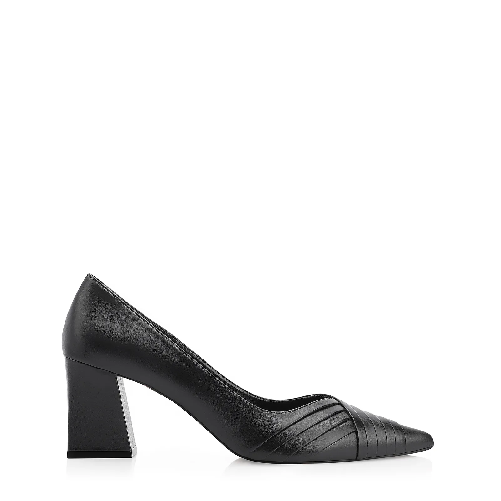 Scarpin Couro Preto