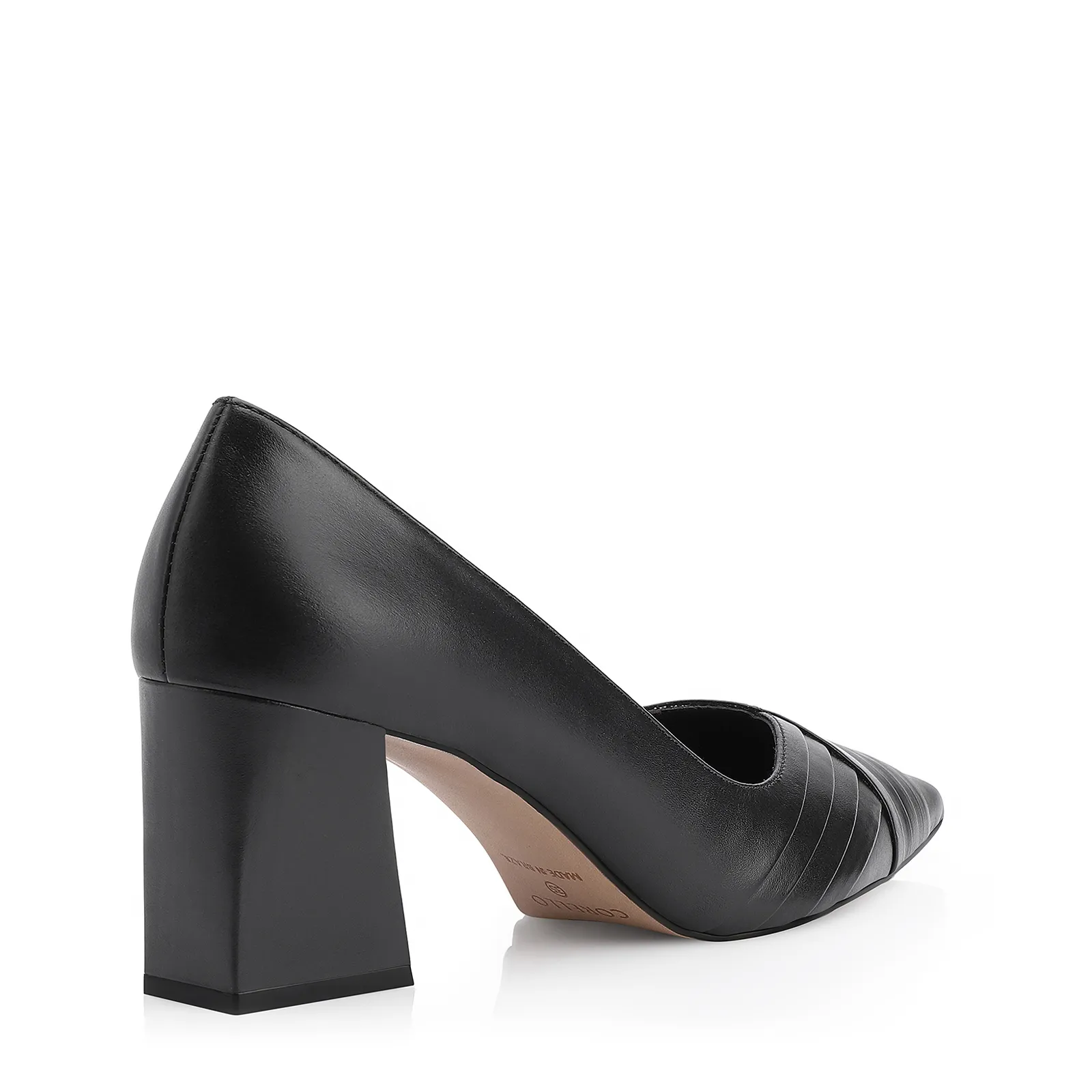 Scarpin Couro Preto