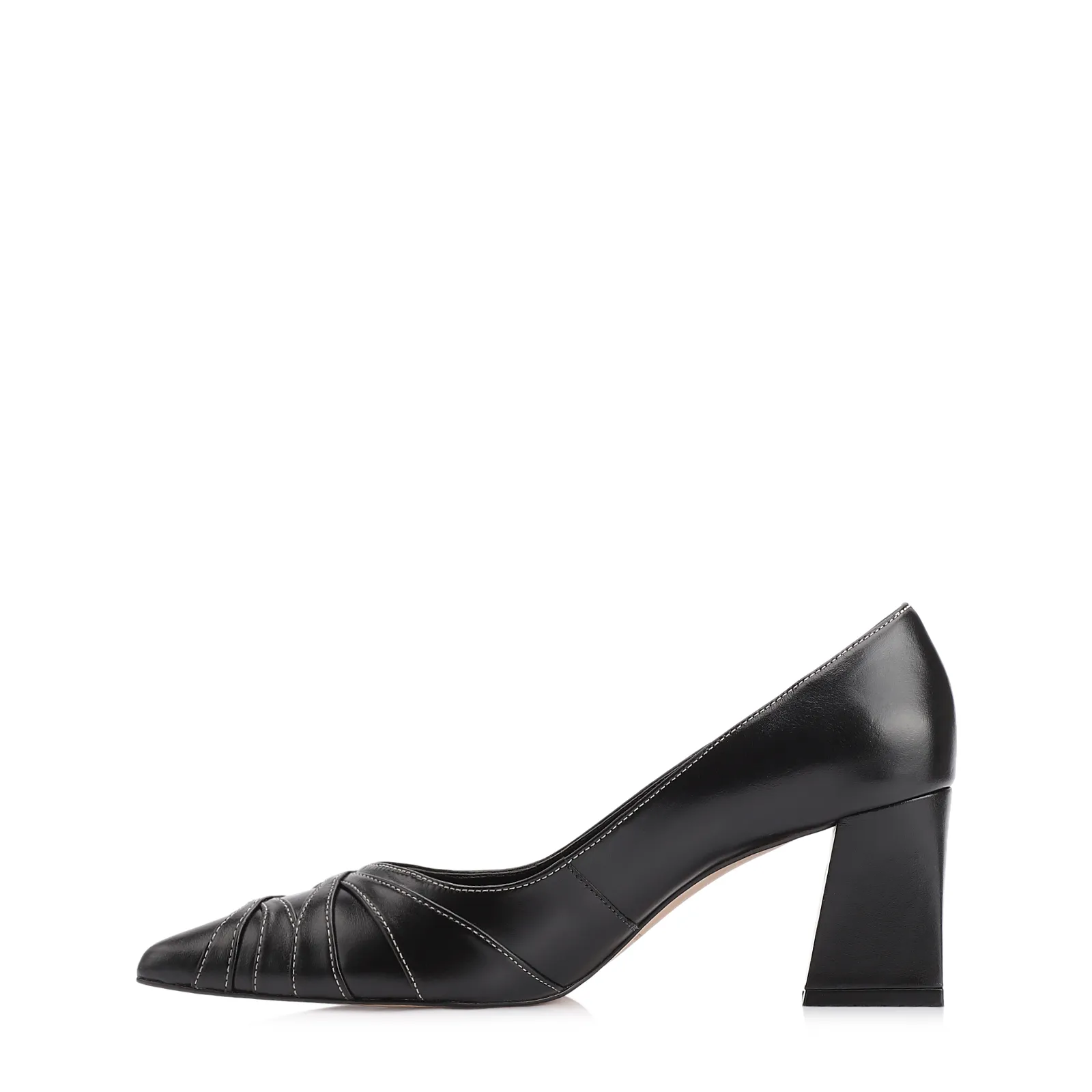Scarpin Couro Preto