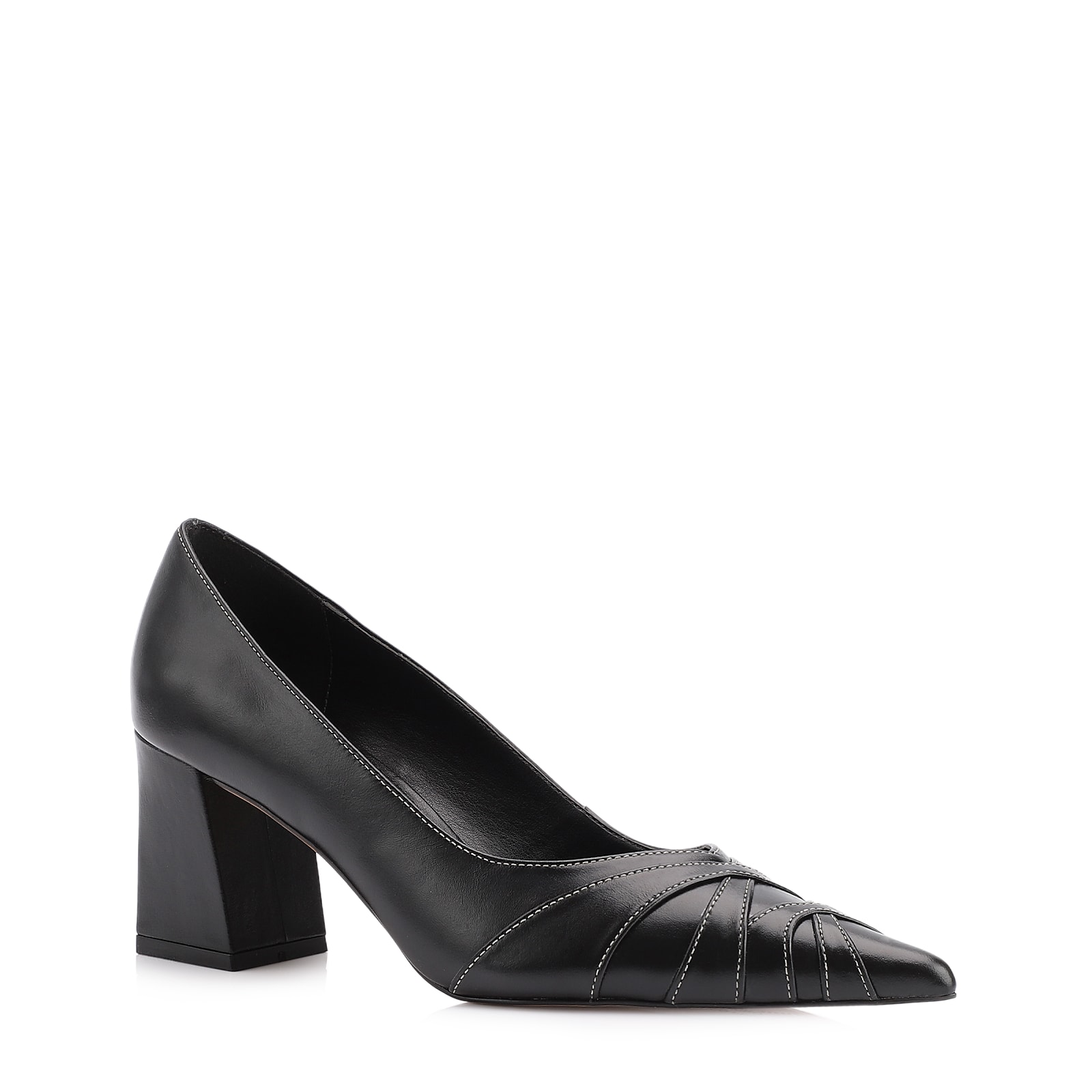 Scarpin Couro Preto