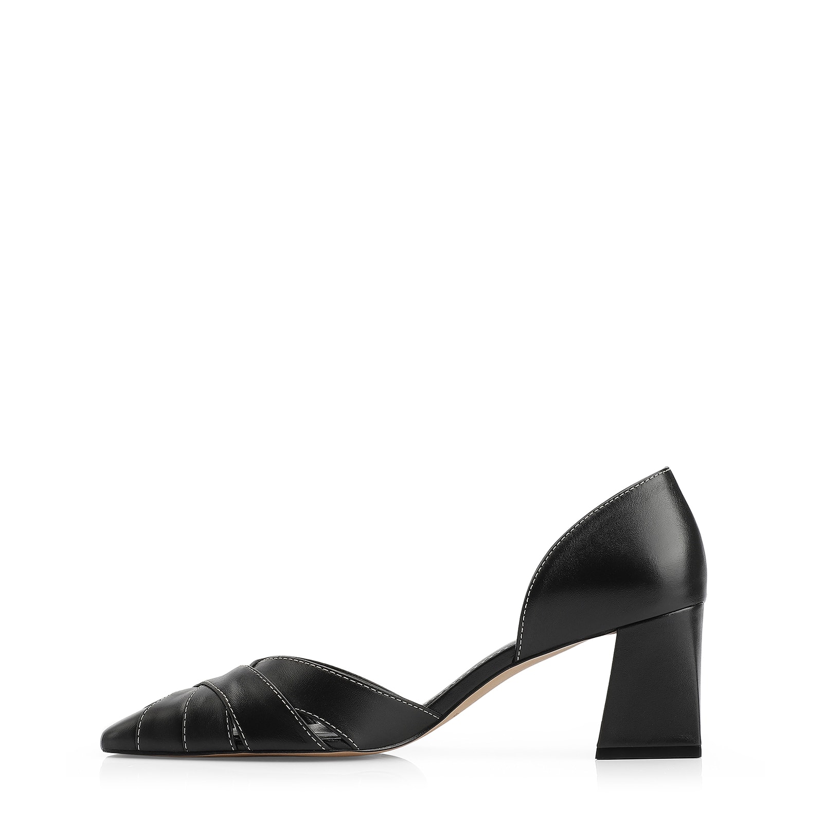 Scarpin Couro Preto