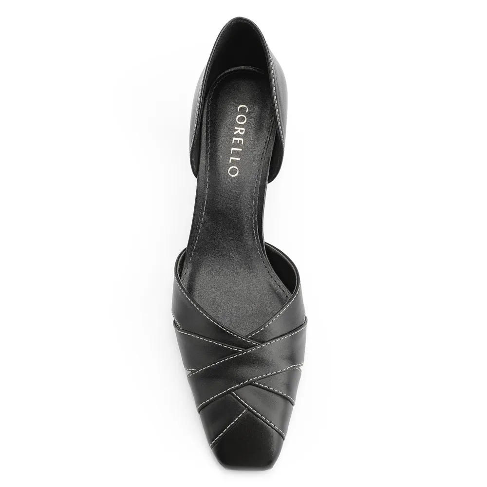 Scarpin Couro Preto - imagem 5